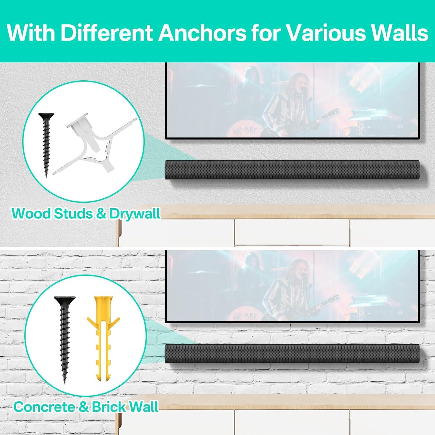 Soporte de Pared Notiela para Sonos Arc Ultra - Metal Resistente