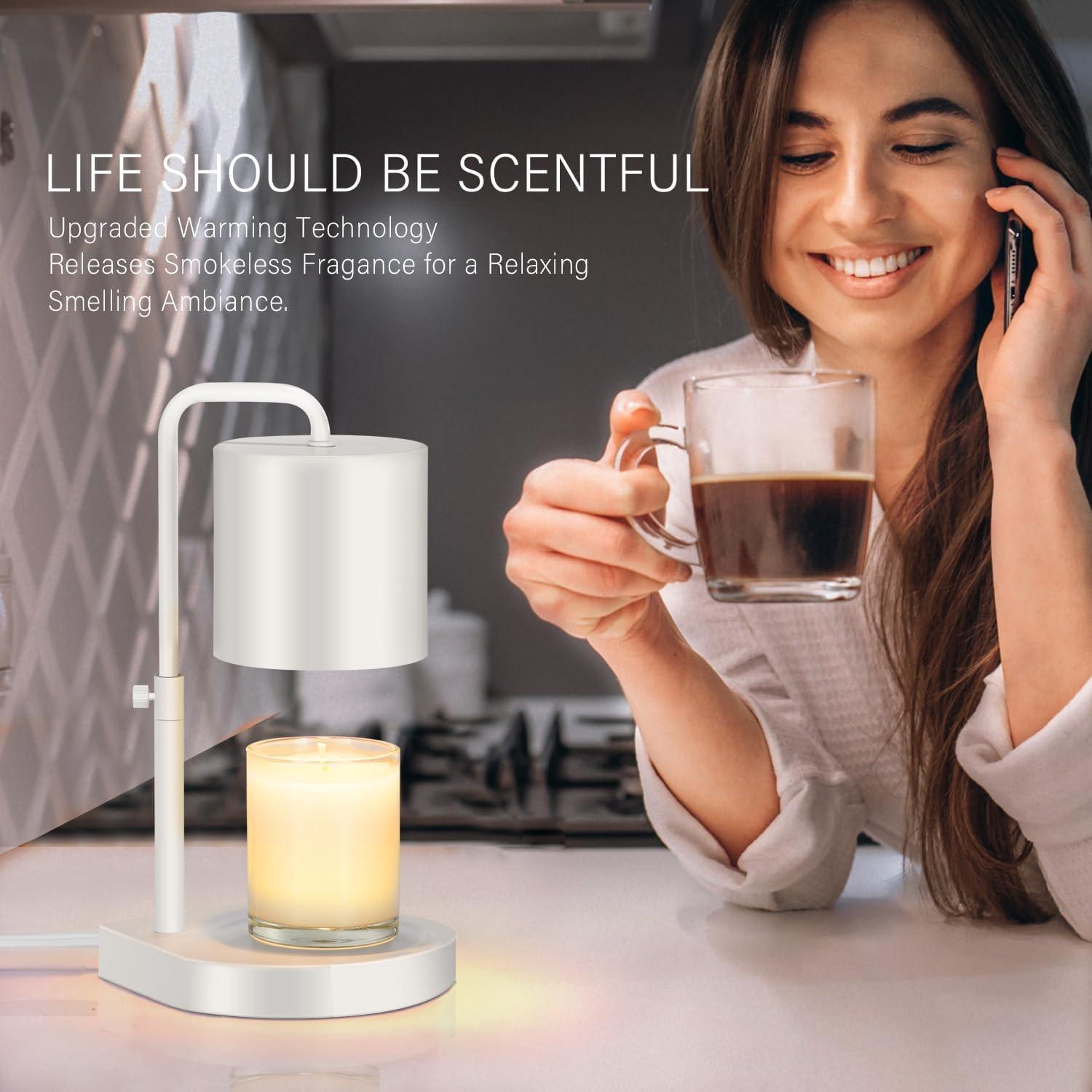 Lámpara Calentadora de Velas Zukakii 2 Piezas Ajustable 50W