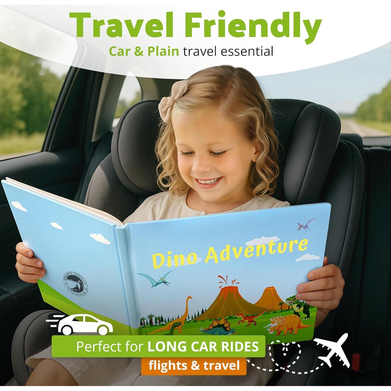 Libro de Actividades Magnético Dinosaurios Smarty Sprout 25.4x20.3cm