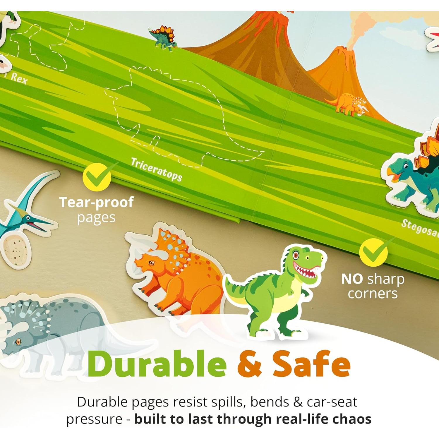 Libro de Actividades Magnético Dinosaurios Smarty Sprout 25.4x20.3cm