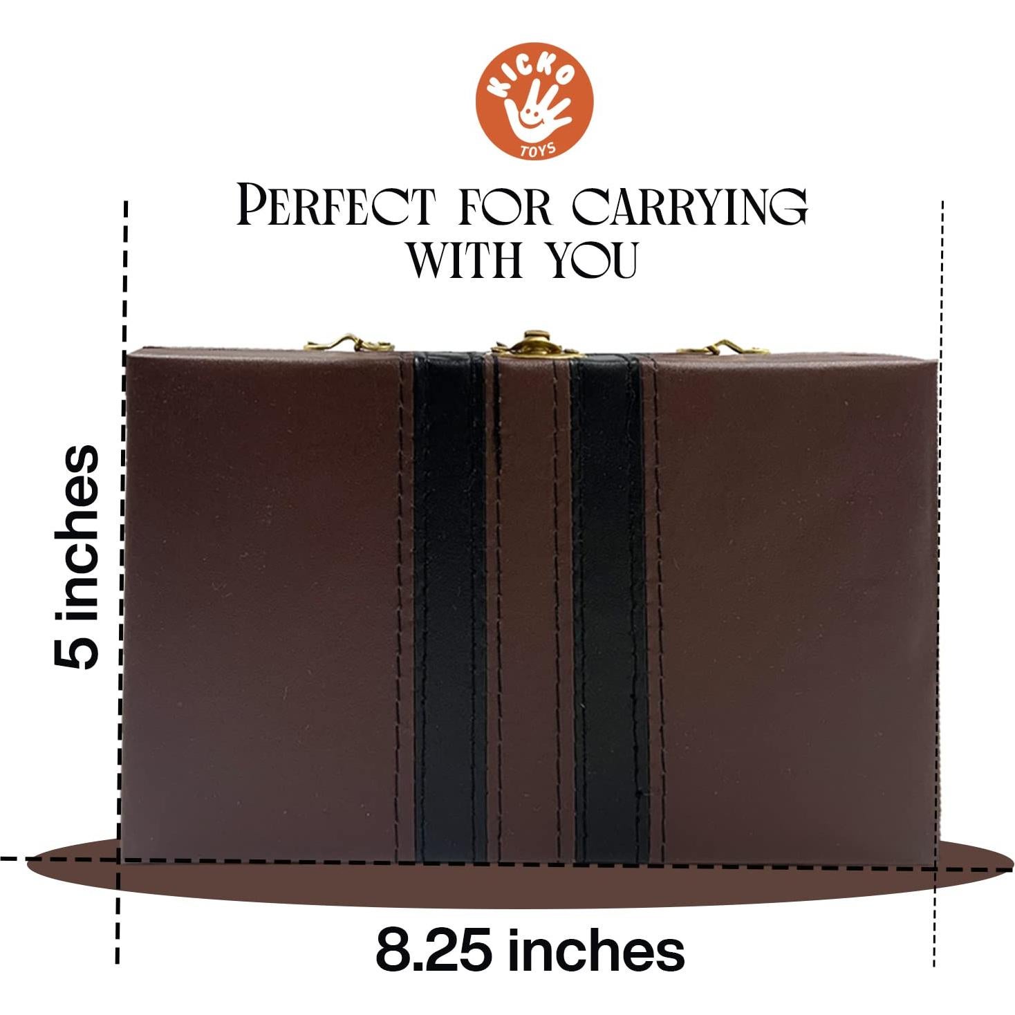 Juego de Dominó Jumbo Kicko - 28 Piezas en Caja de Madera