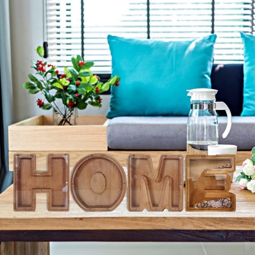 Banco de Ahorro de Madera Personalizado Moonase 18x18 cm