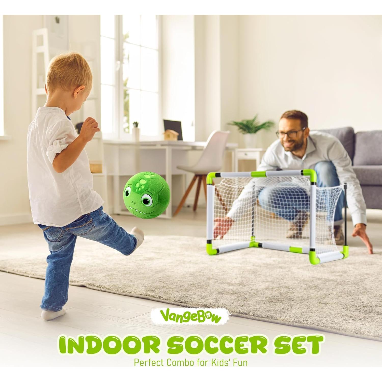 Conjunto de Fútbol Infantil VangeBow con Balón de Dinosaurio