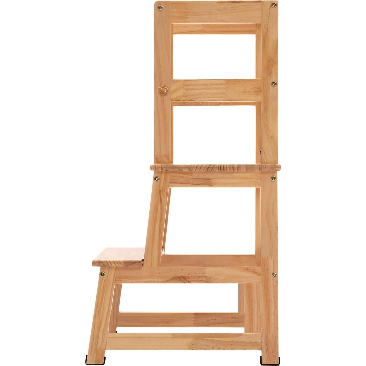 Escalera de Cocina Montessori Joylico para Niños Natural