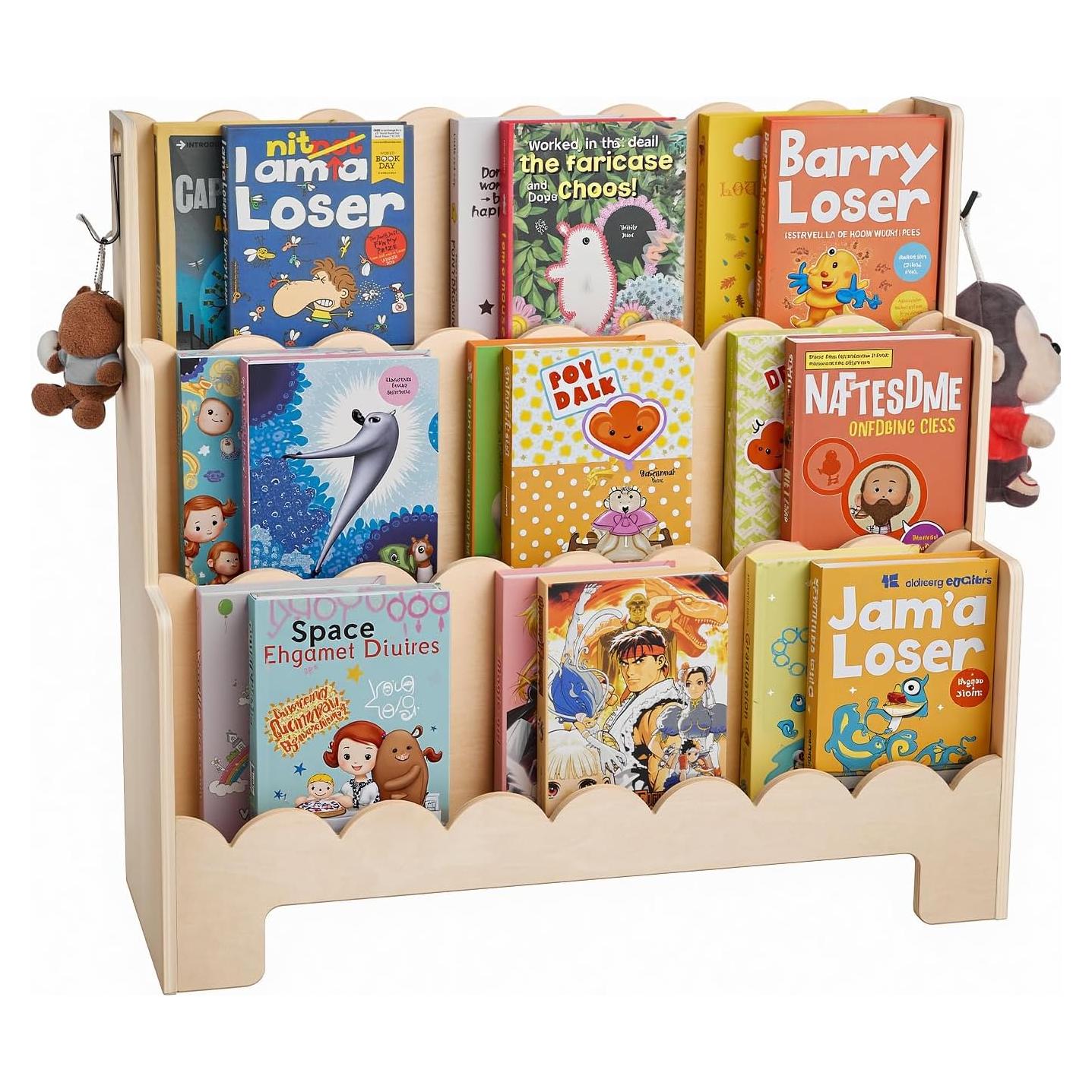 Estantería Montessori VEVOR 3 Niveles Madera Infantil