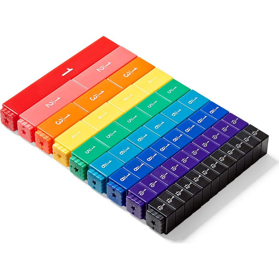 Cubos de Equivalencia de Fracciones Hand2Mind - 51 Piezas