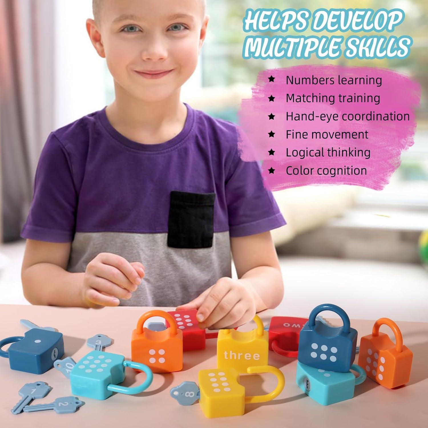 Bloques de Aprendizaje Digital Montessori Yunhe - 22.8x14.4 cm