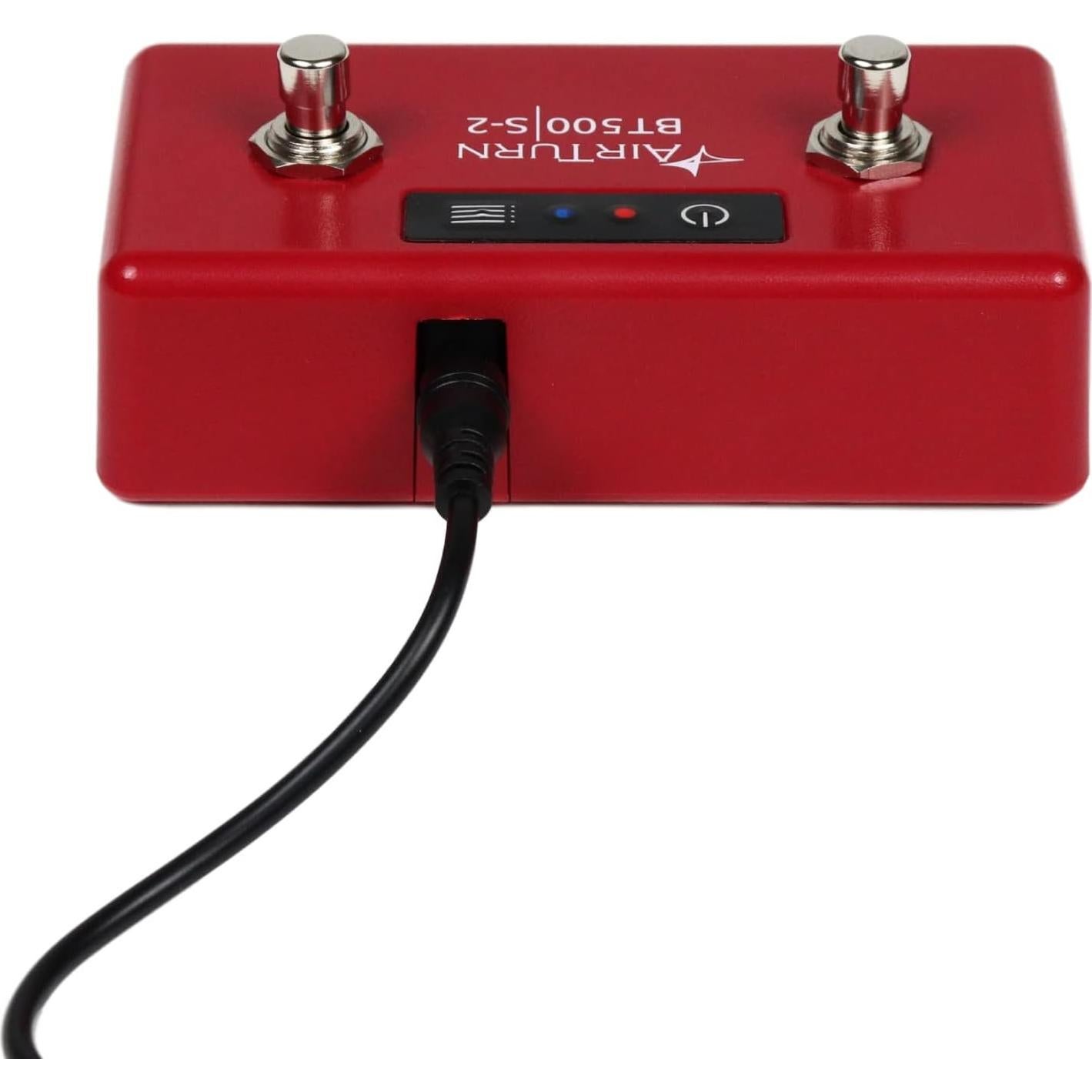 Pedal Bluetooth AirTurn BT500S-2 Controlador MIDI 159g