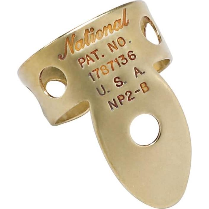 Puas para Dedos D'Addario National de Latón - 4 Piezas Medianas