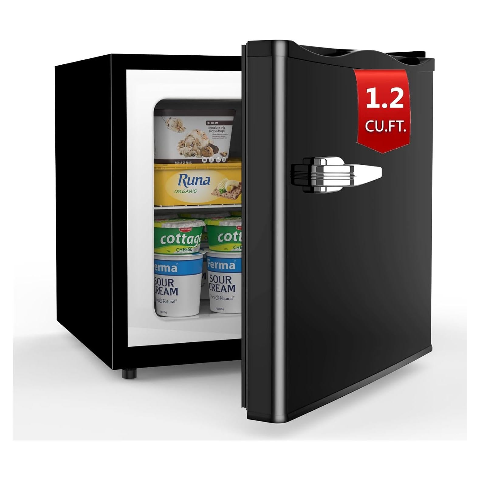 Congelador Vertical Compacto COWSAR 1.2 Pies Cúbicos Negro