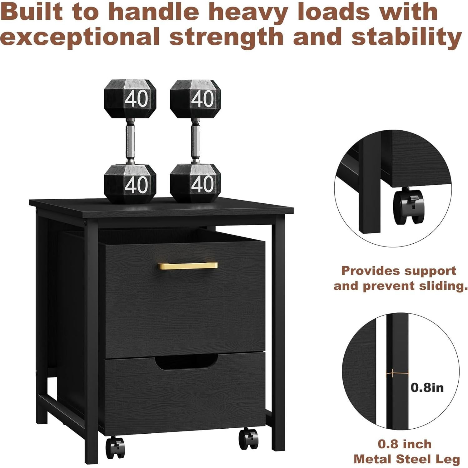 Soporte para Mini Nevera Rresyet FS02 con Gabinete Móvil 2 en 1