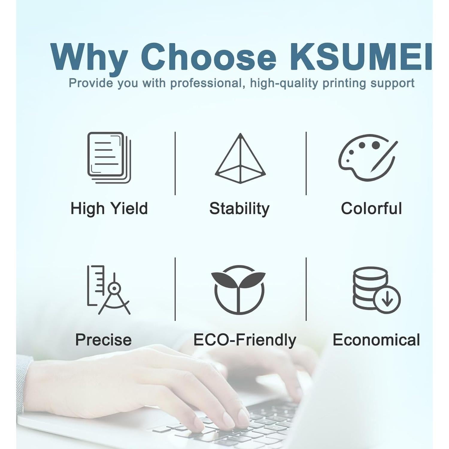 Kit de recarga de tinta universal KSUMEI 3 x 100 ml Negro