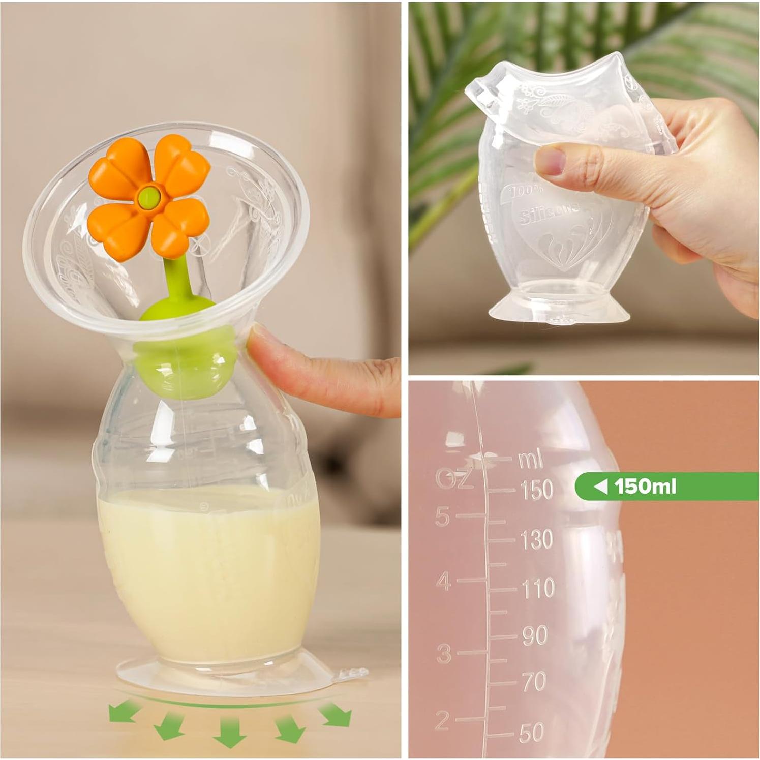 Bomba Manual para Pecho haakaa 150ml con Base de Succión