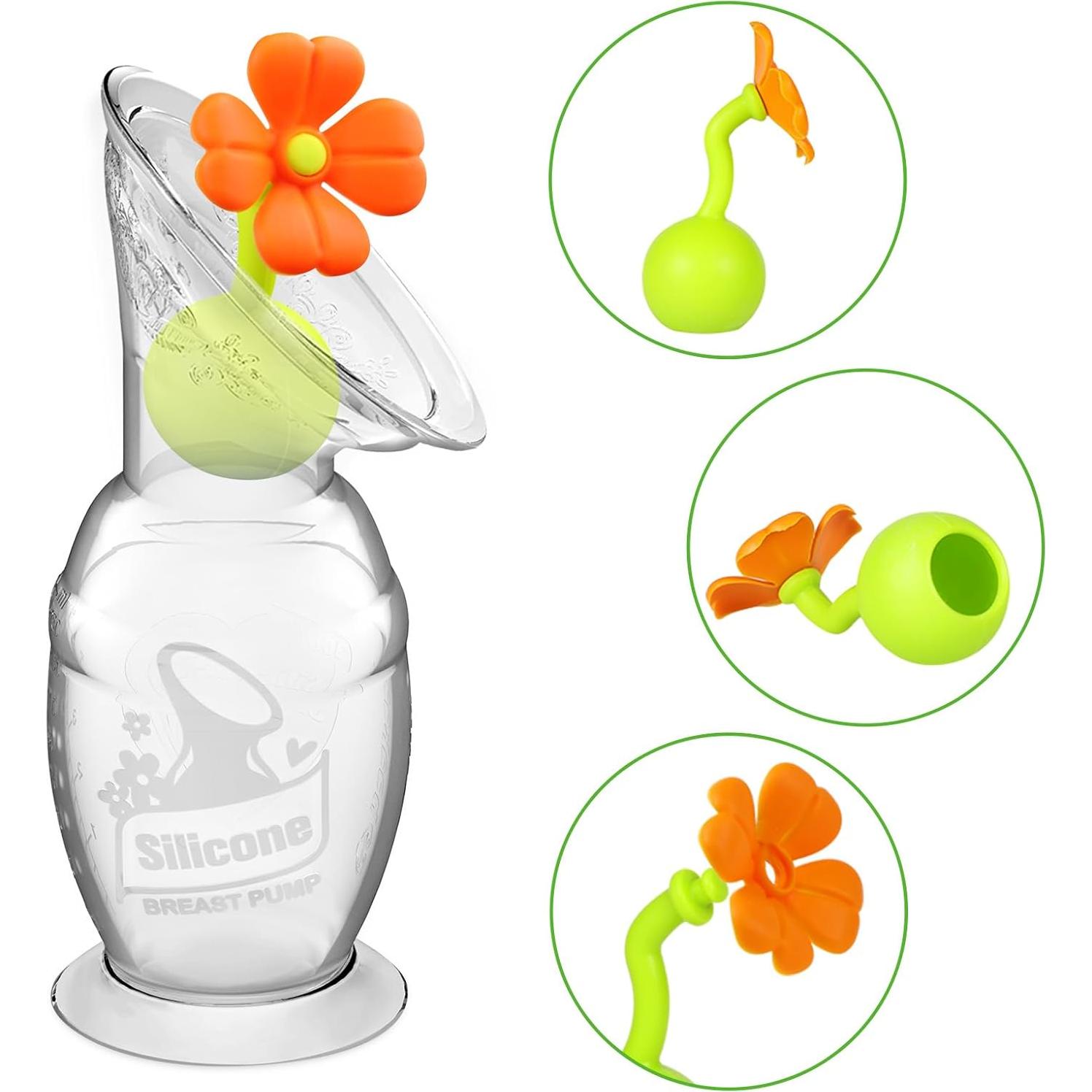 Bomba Manual para Pecho haakaa 150ml con Base de Succión