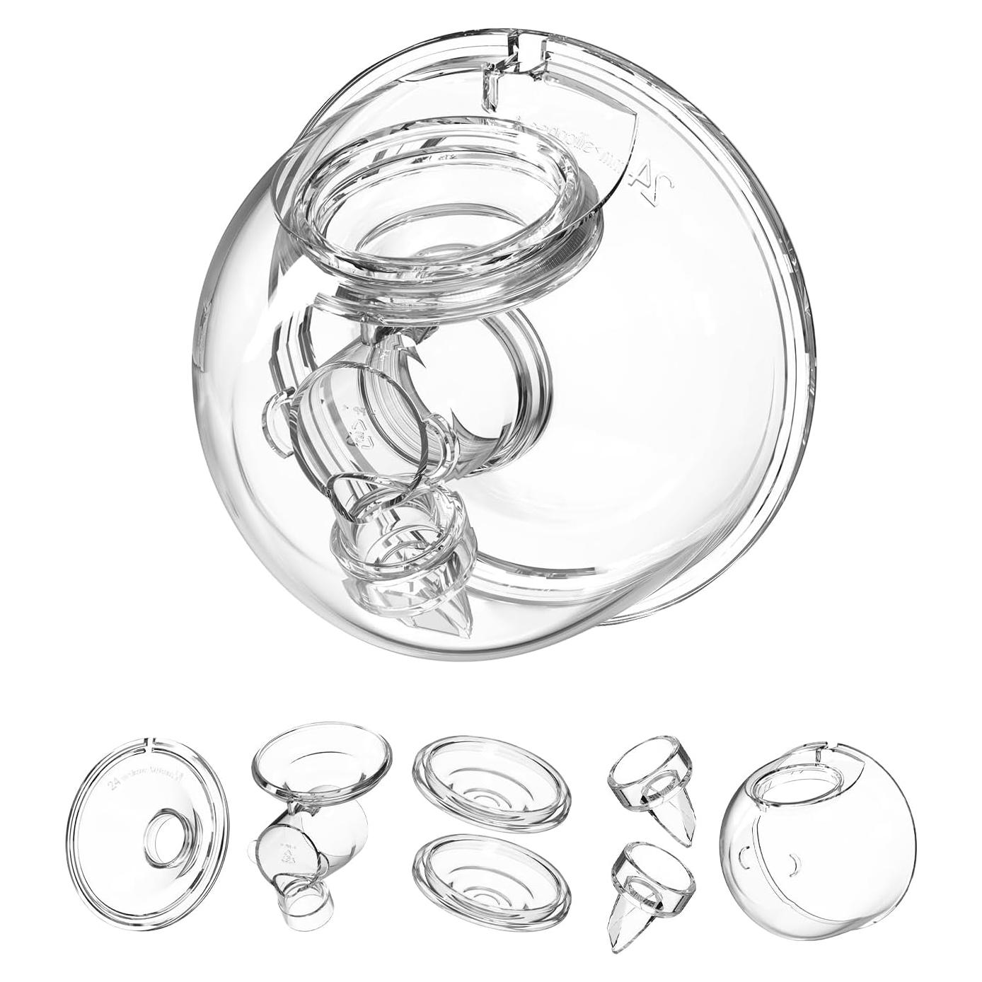 Piezas de Repuesto Extractor de Leche Gowing 24mm 7 Piezas