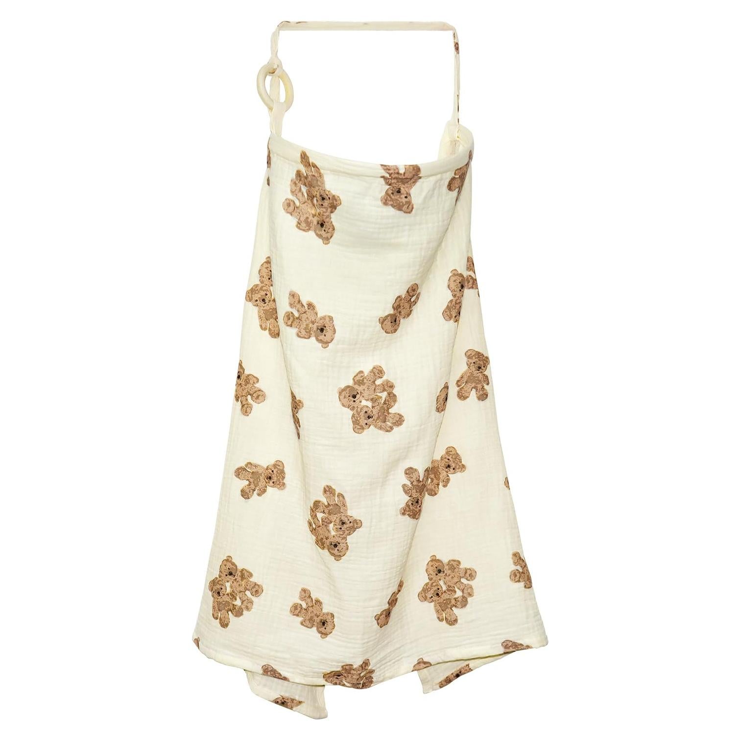 Cubierta de Lactancia Muselina 100% Algodón Oso-2