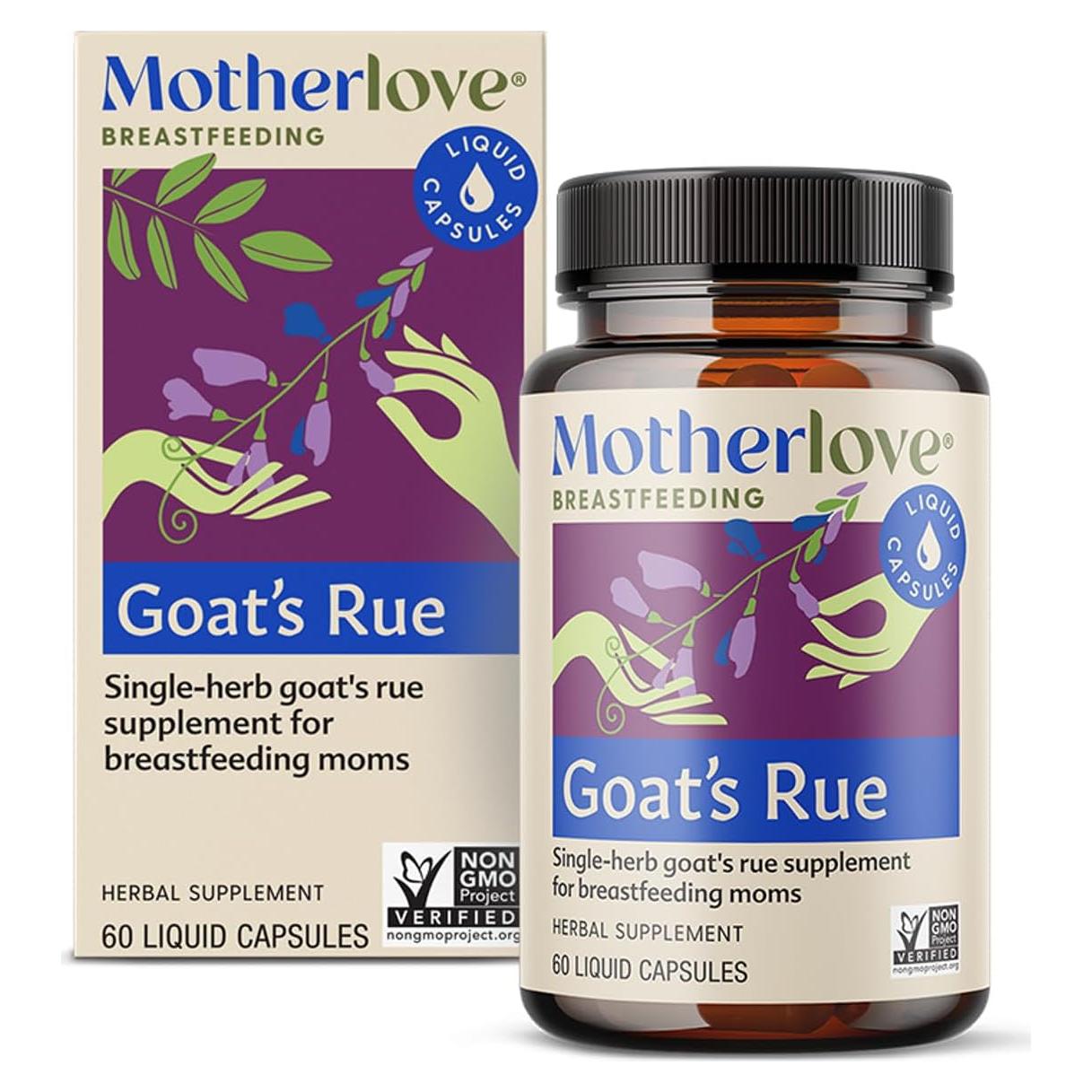 Suplemento de Lactancia Motherlove Rue de Cabra 60 Cápsulas