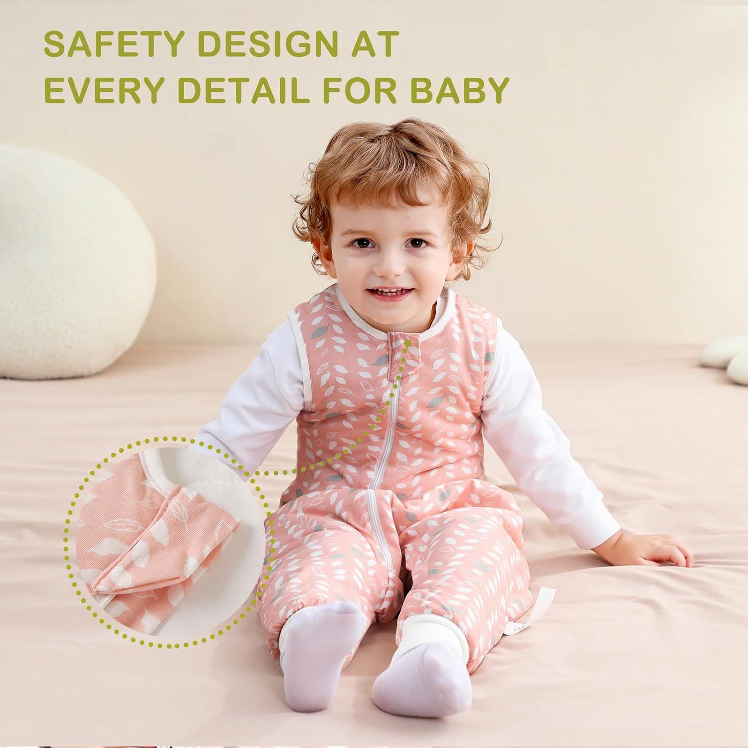 Saco de dormir invierno 2.5 TOG con pies 100% algodón orgánico M