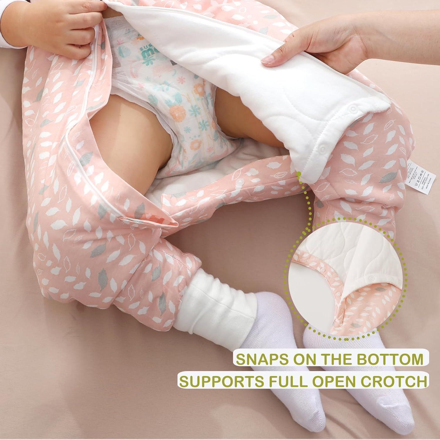 Saco de dormir invierno 2.5 TOG con pies 100% algodón orgánico M