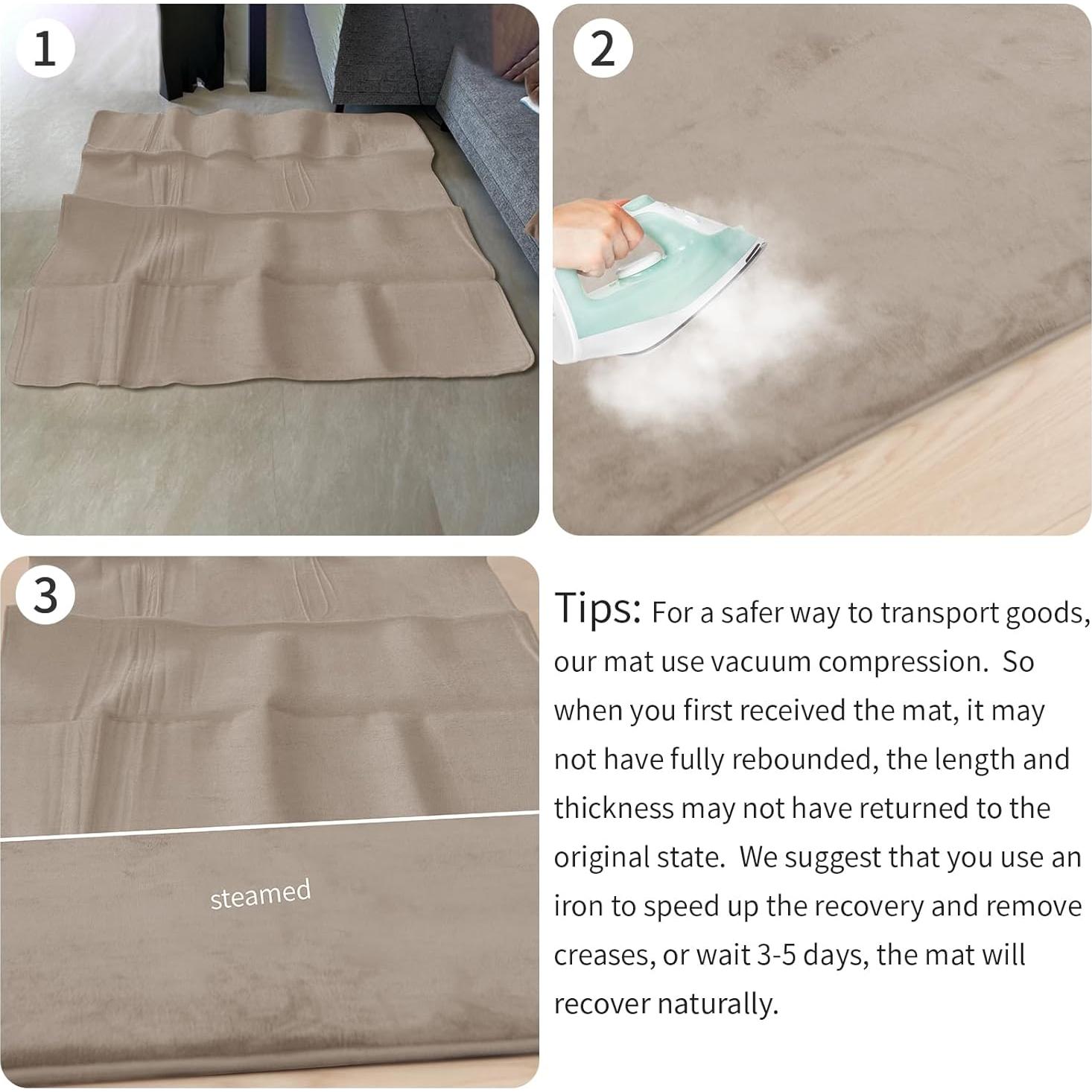 Alfombra de Juego para Bebés Huloo Sleep 127x127 cm Beige