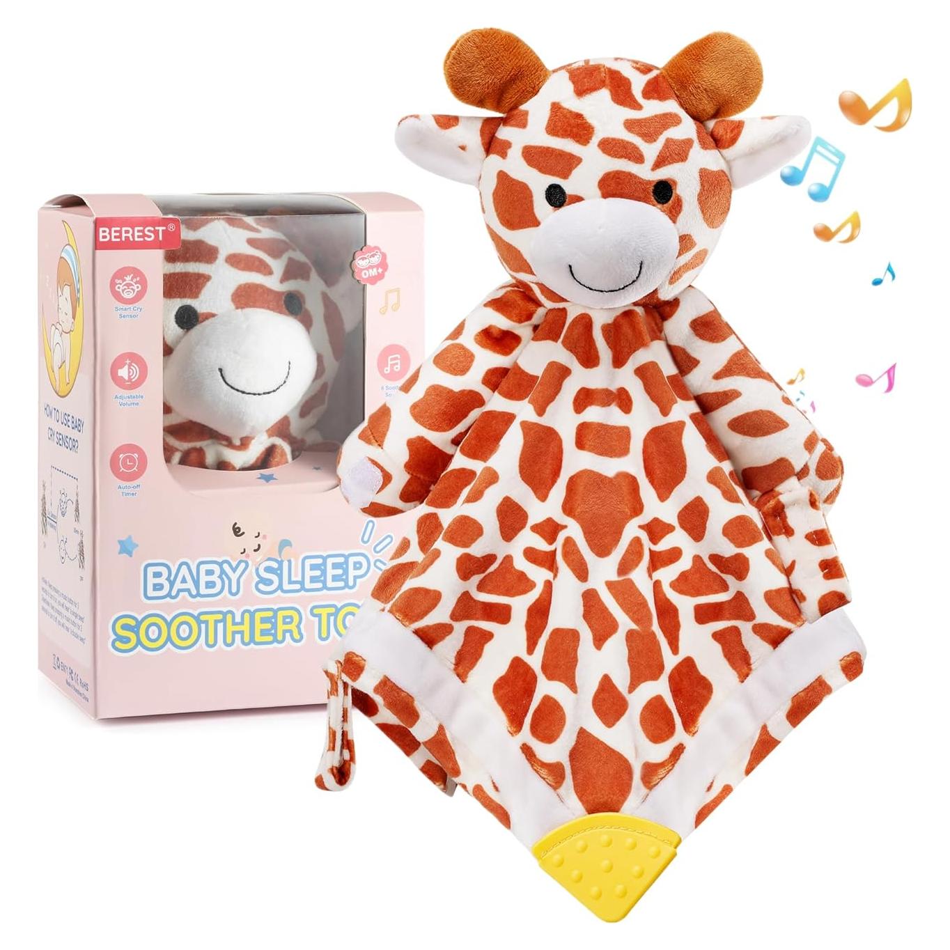 BEREST Juguete de Peluche Jirafa con Sonido para Bebés