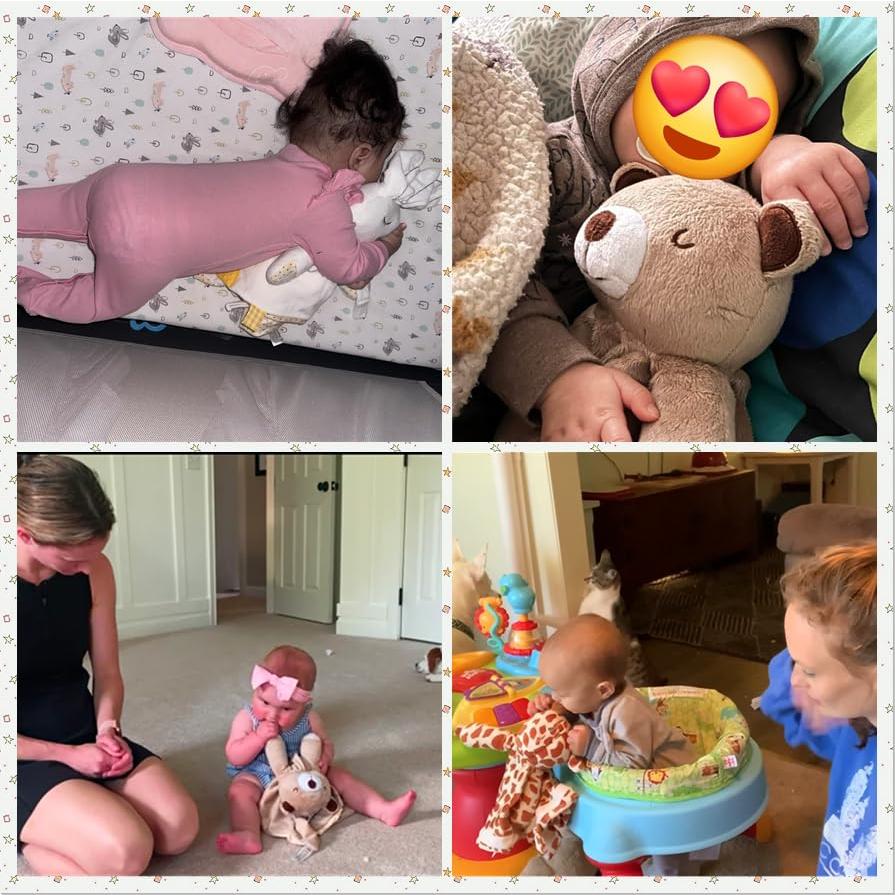 BEREST Juguete de Peluche Jirafa con Sonido para Bebés