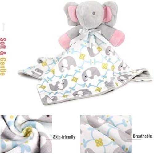 Manta de Seguridad Suave Elefante Zooawa para Bebés
