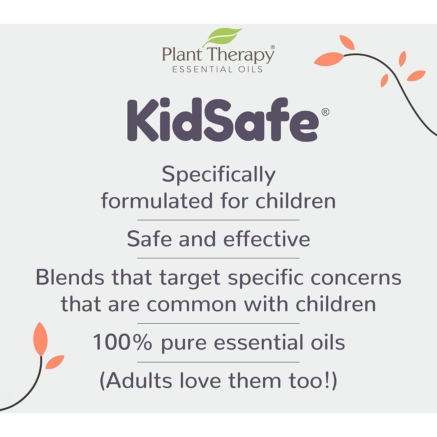 Conjunto de Aceites Esenciales KidSafe Plant Therapy 10 ml