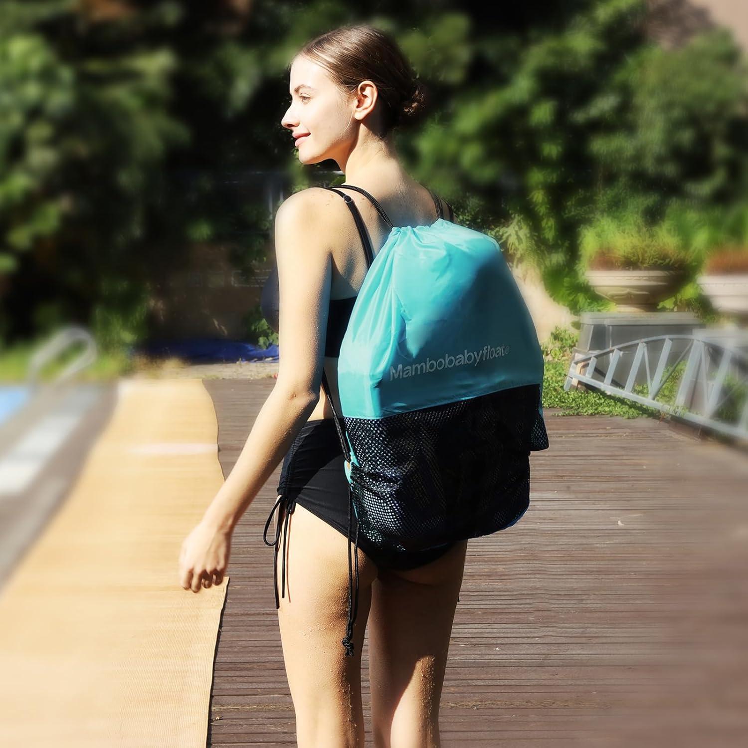 Flotador Mambobaby para Bebés con Toldo y Cola Ajustable