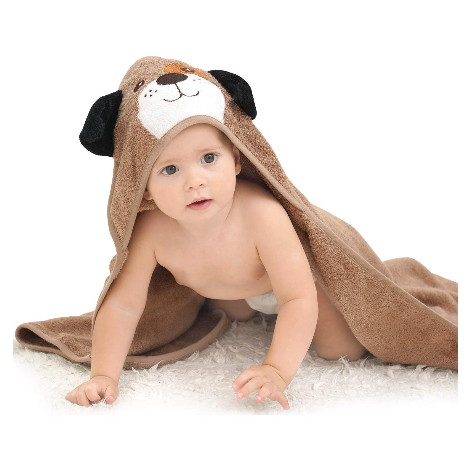 Toalla con Capucha Touchat para Bebés 89.2x89.2 cm - Suave y Absorbente