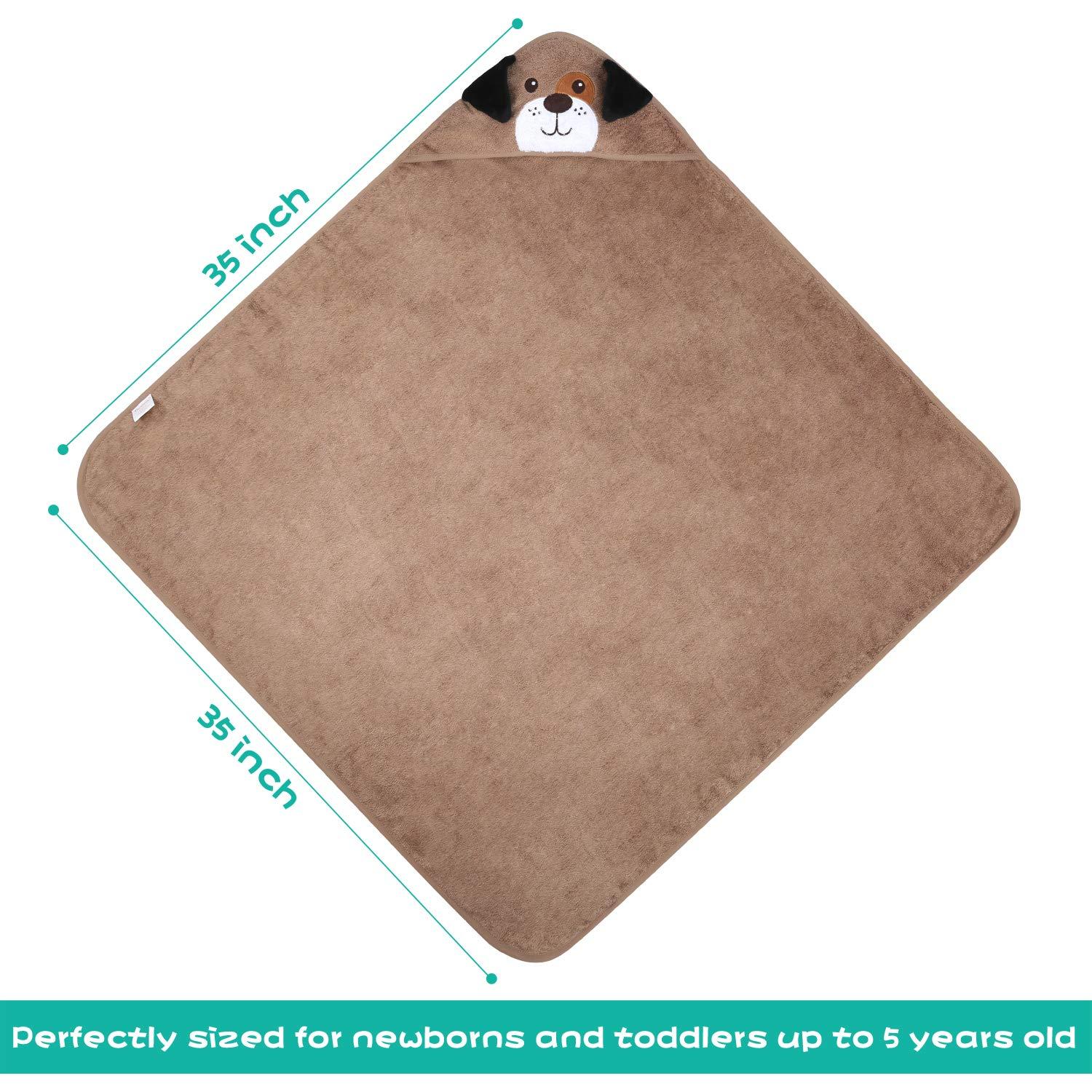 Toalla con Capucha Touchat para Bebés 89.2x89.2 cm - Suave y Absorbente