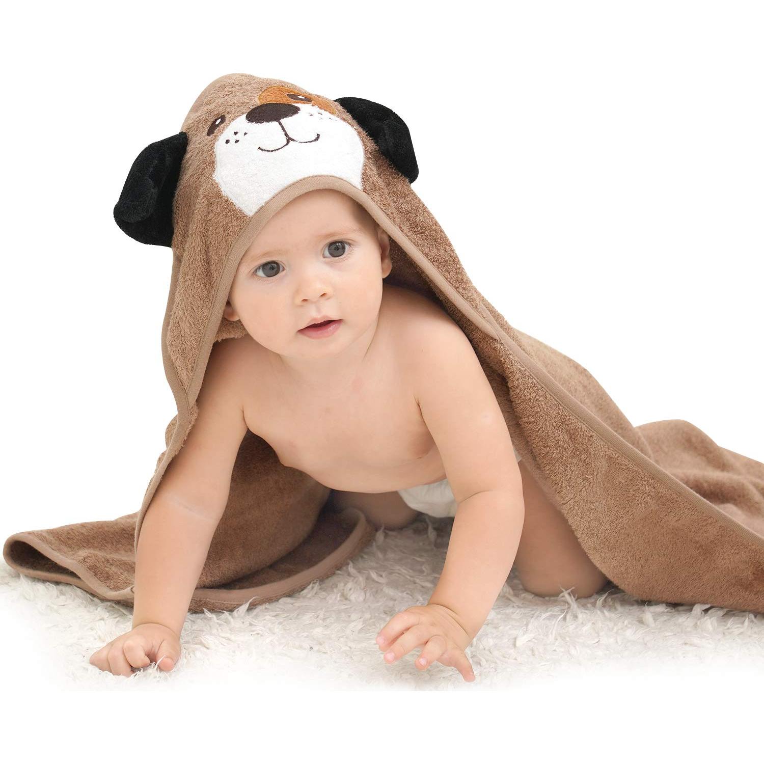 Toalla con Capucha Touchat para Bebés 89.2x89.2 cm - Suave y Absorbente