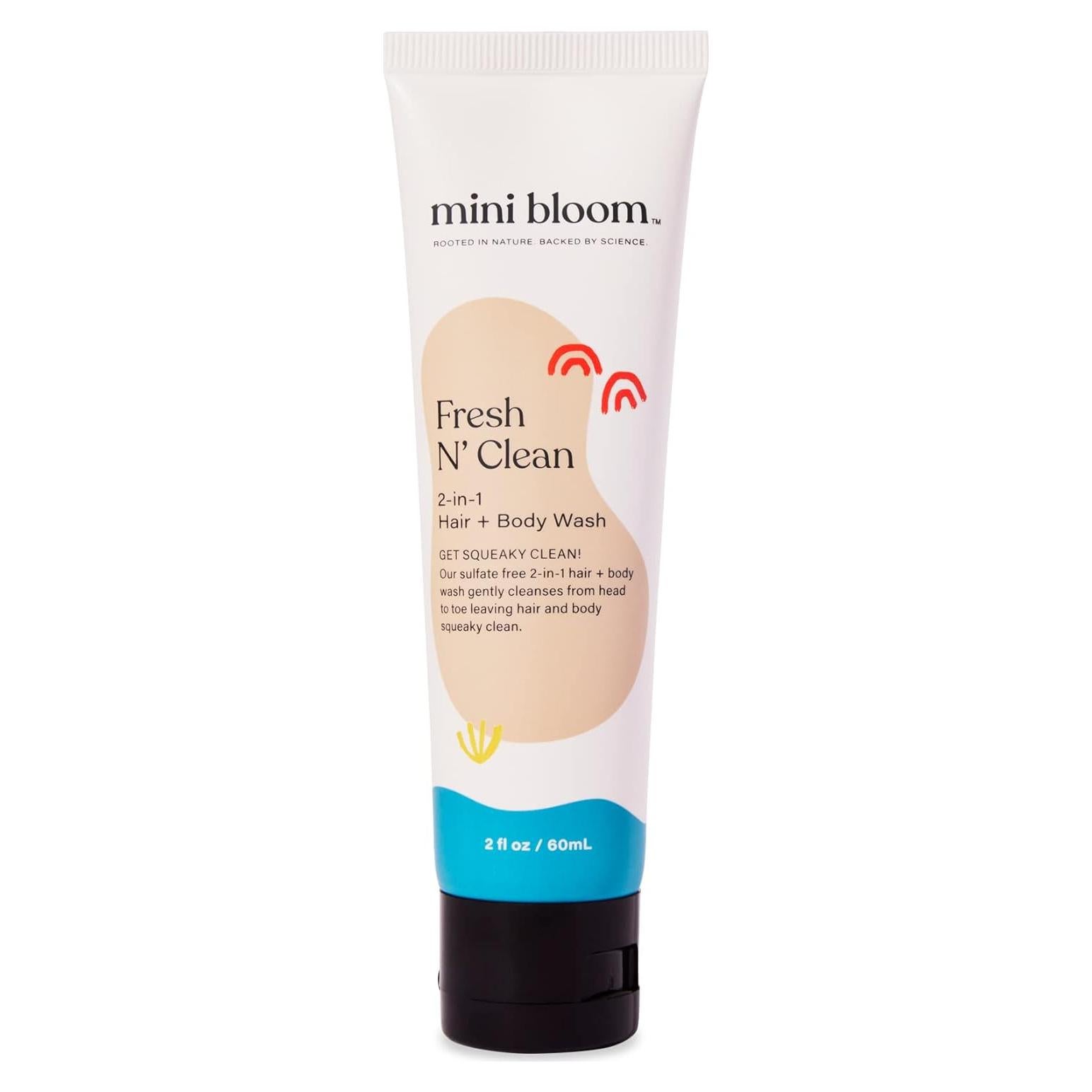 Mini Bloom Gel de Baño 2-en-1 Sin Sulfatos 59ml Bebés