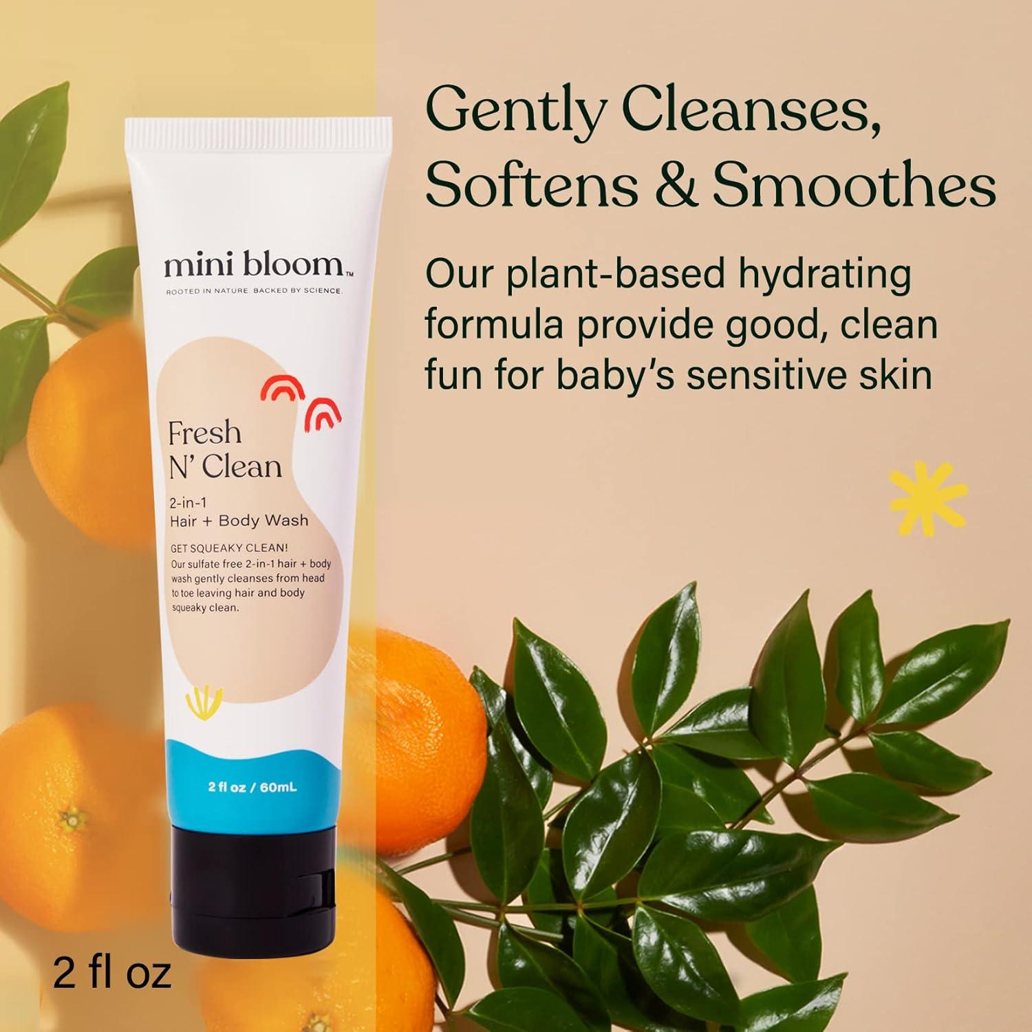 Mini Bloom Gel de Baño 2-en-1 Sin Sulfatos 59ml Bebés