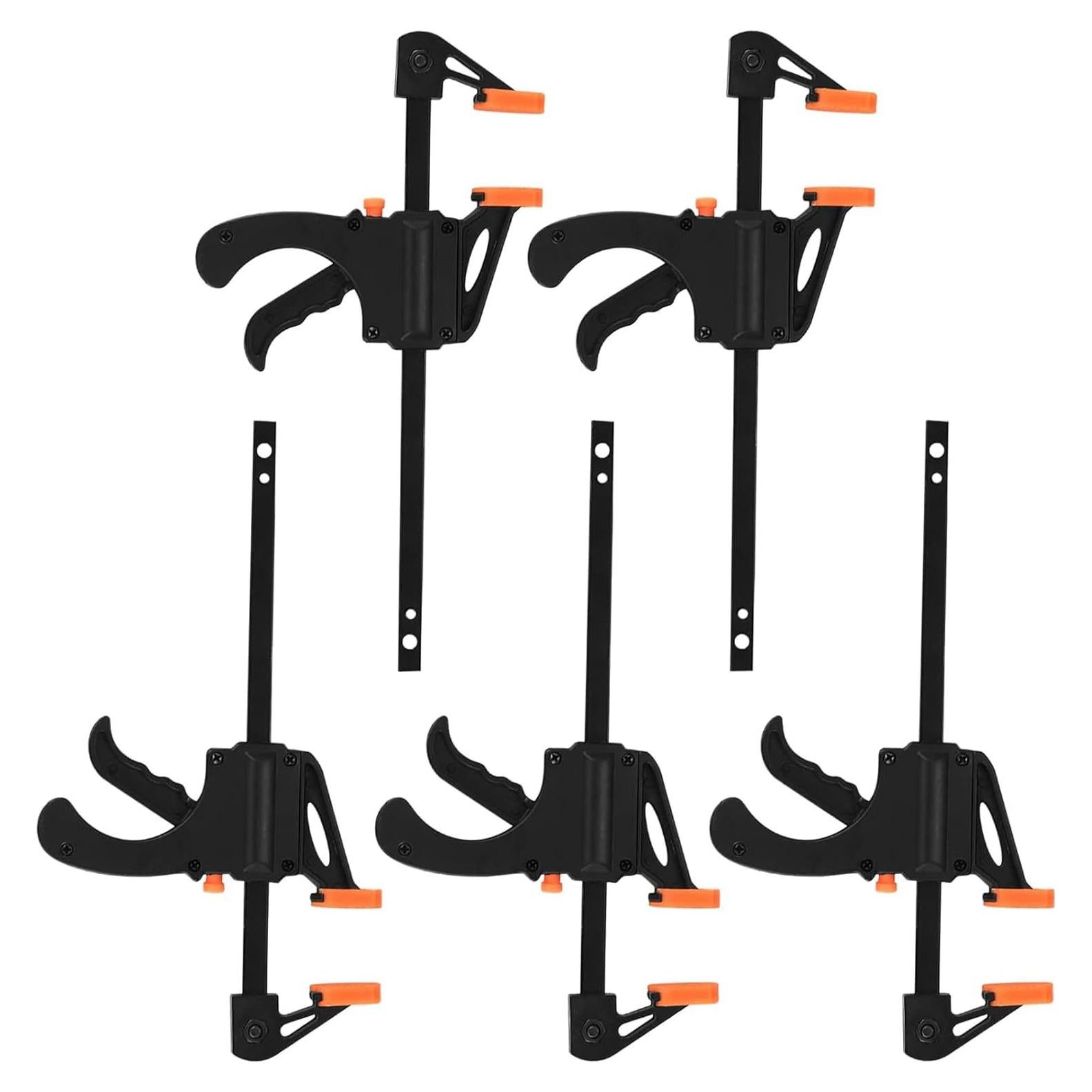 Abrazaderas de barra Xujinsongg 10 cm, 5 piezas de agarre rápido