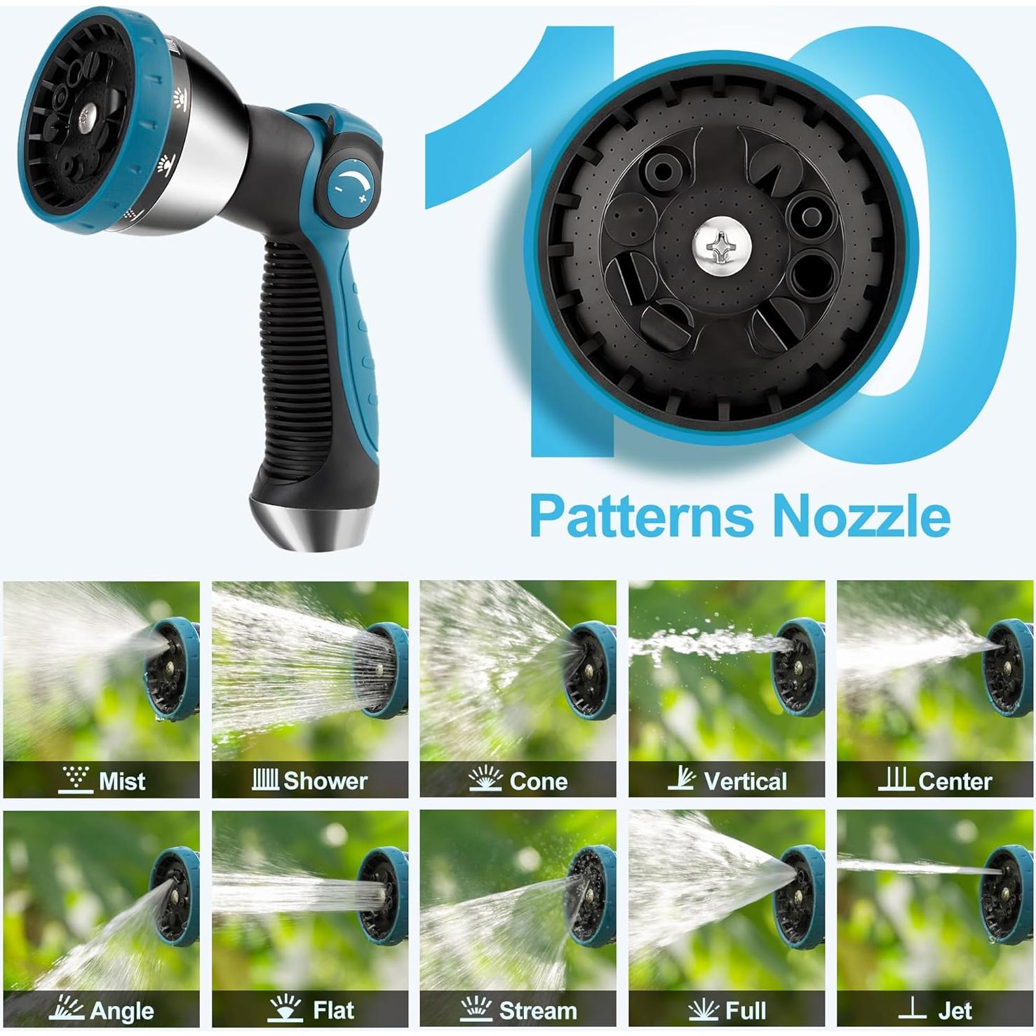 Carrete de Manguera de Jardín Retráctil PolarcoForgeco 5/8" x 27m