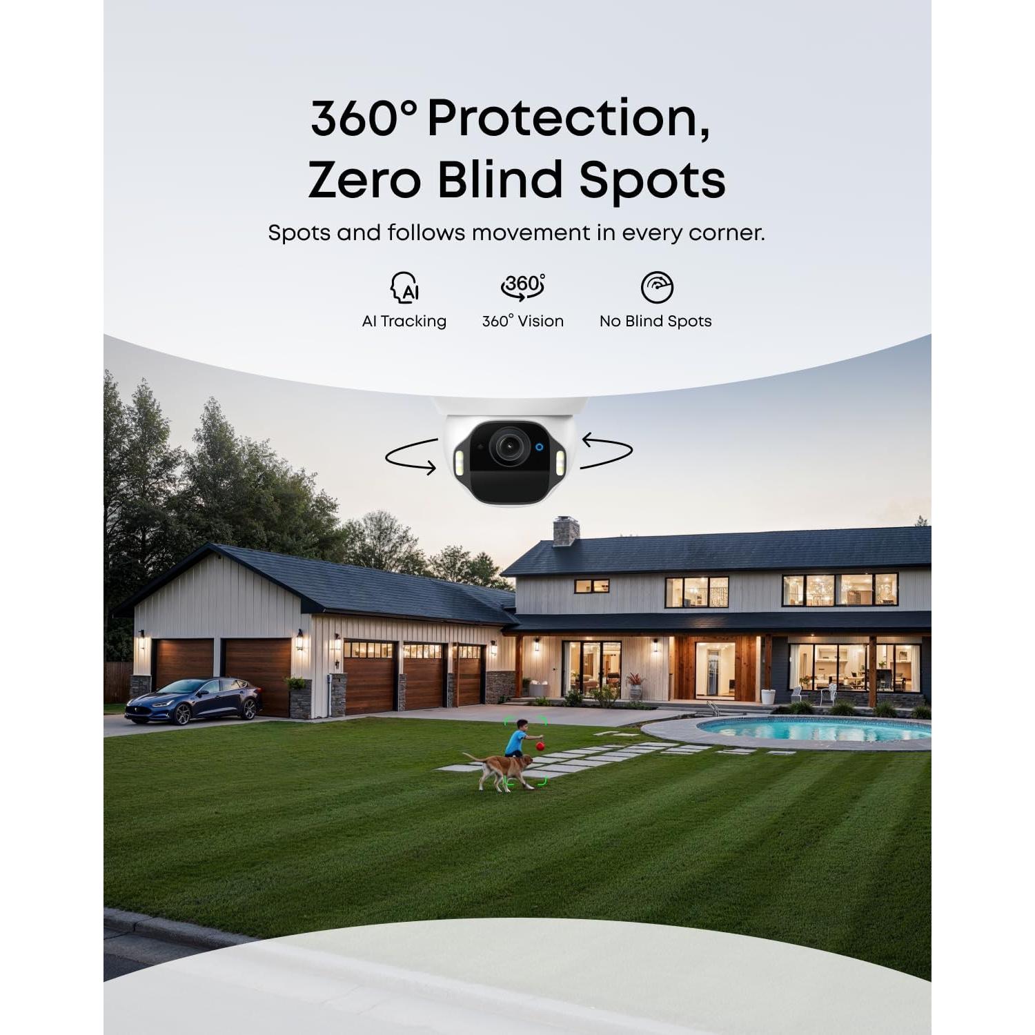 Kit de 2 Cámaras de Seguridad eufy SoloCam E42 4K Solar