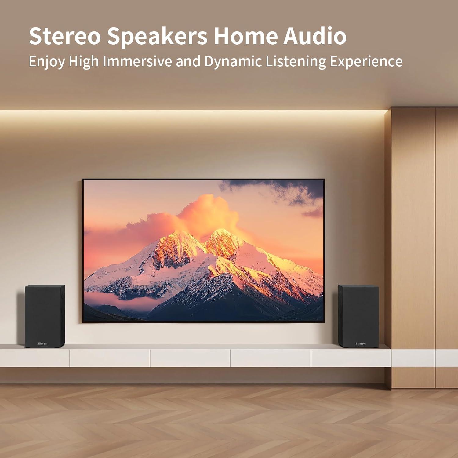 Altavoces de Estantería Elimavi BT-06 35W RMS Madera Negra