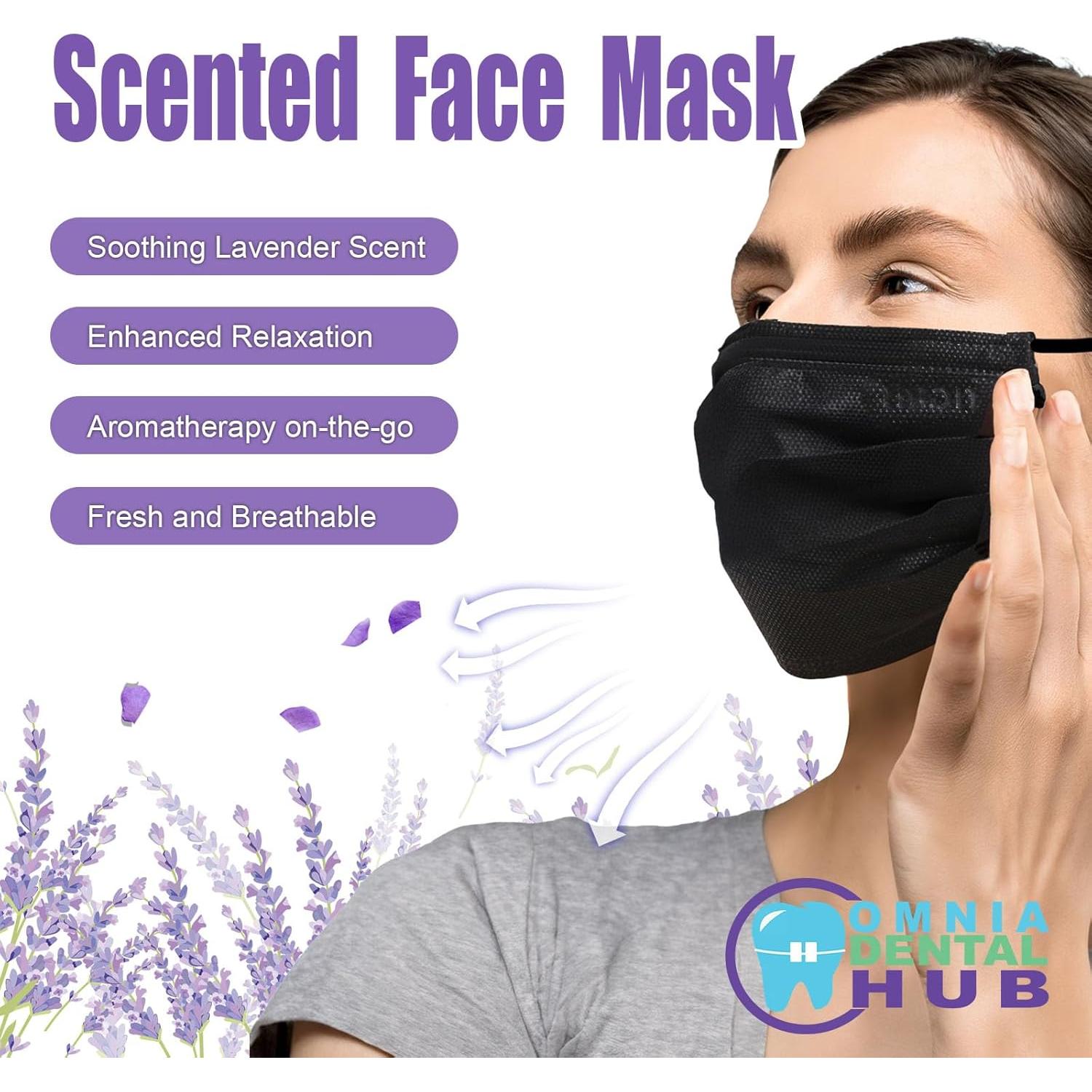 Mascarillas Avanzadas OMNIA ONE 3 Capas Lavanda 50 Unidades