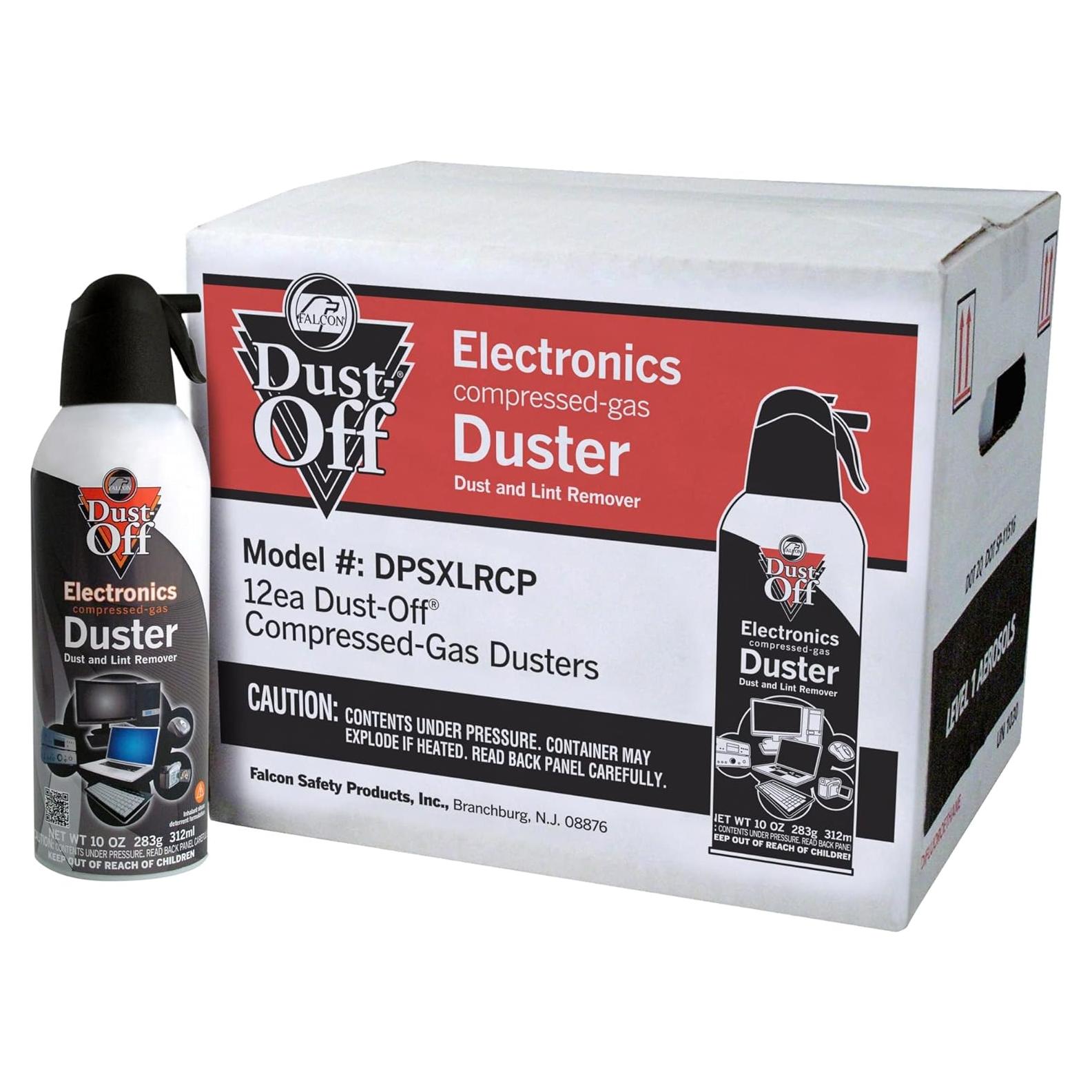 Duster Gas Comprimido Dust-Off DPSXLRCP 12 Piezas 283,5 g