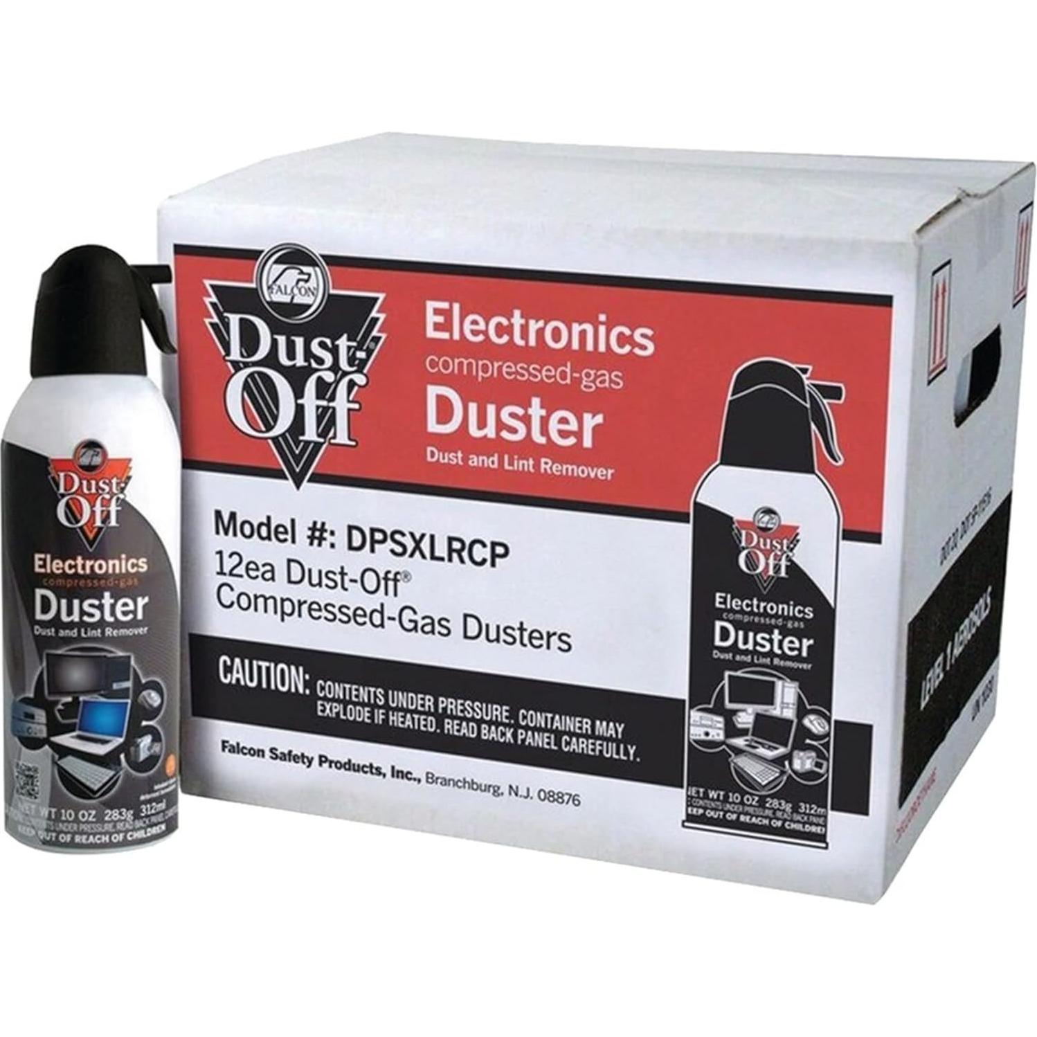 Duster Gas Comprimido Dust-Off DPSXLRCP 12 Piezas 283,5 g