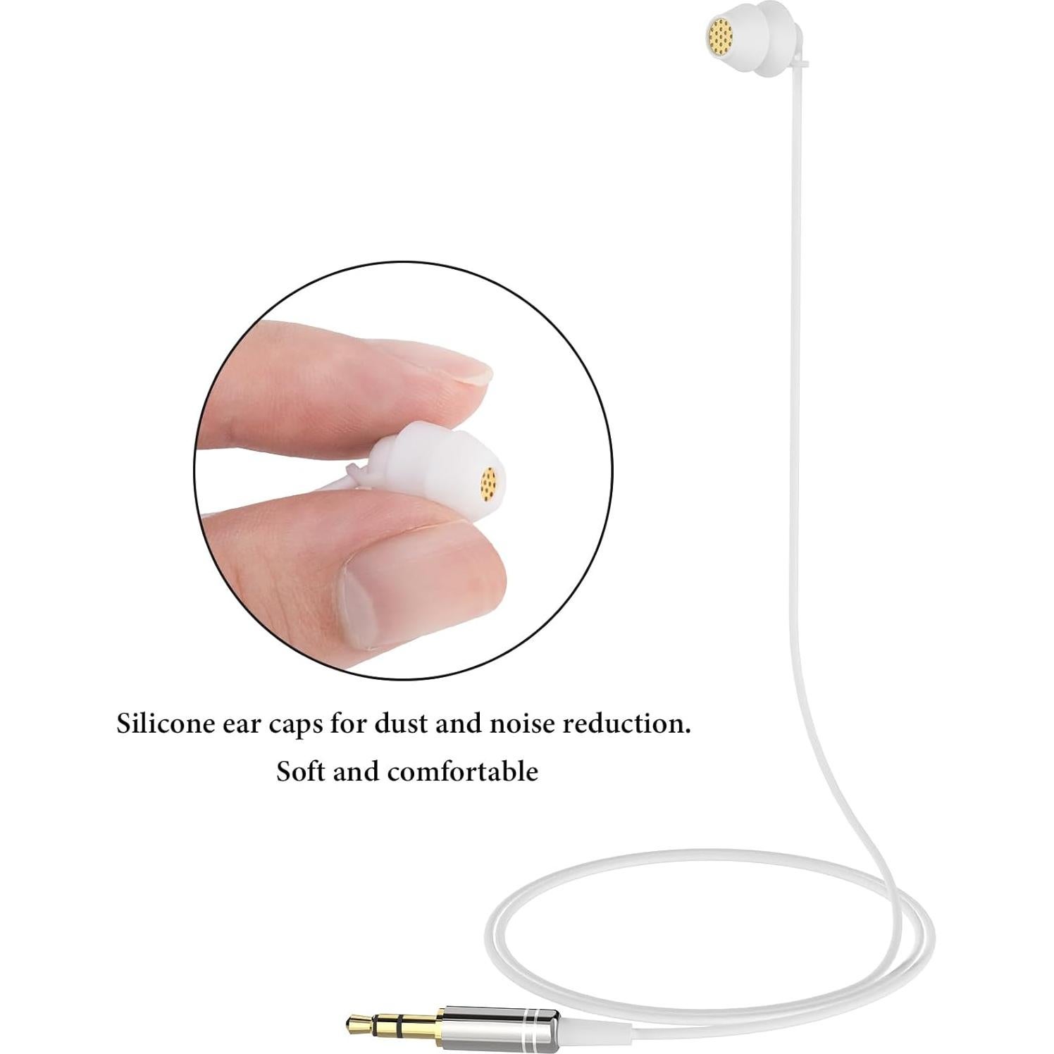 Auriculares In-Ear GEEKRIA IEC13 Aislamiento de Ruido 90 cm