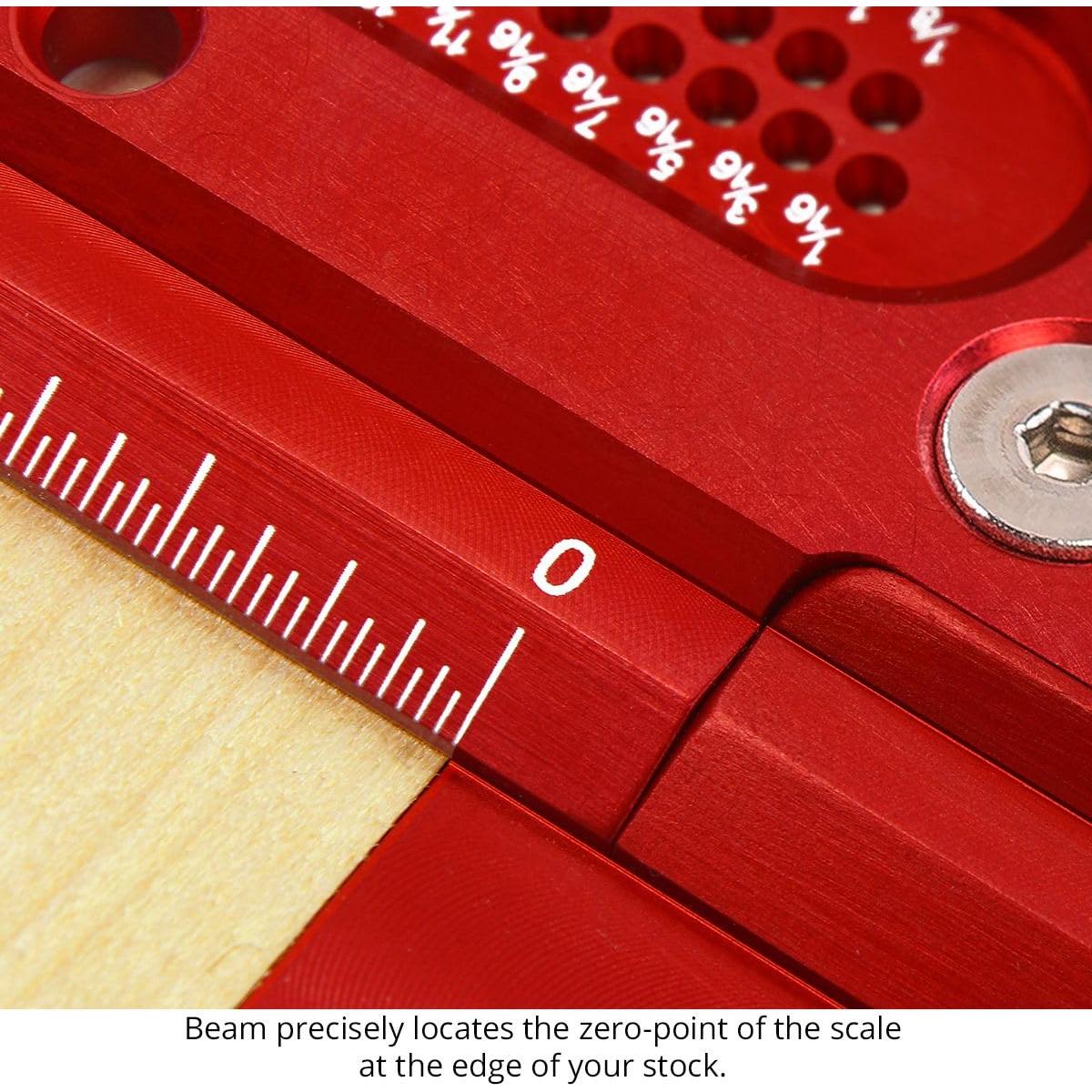 Escuadra T Woodpeckers 30.48 cm con Guías de Marcado y Soporte