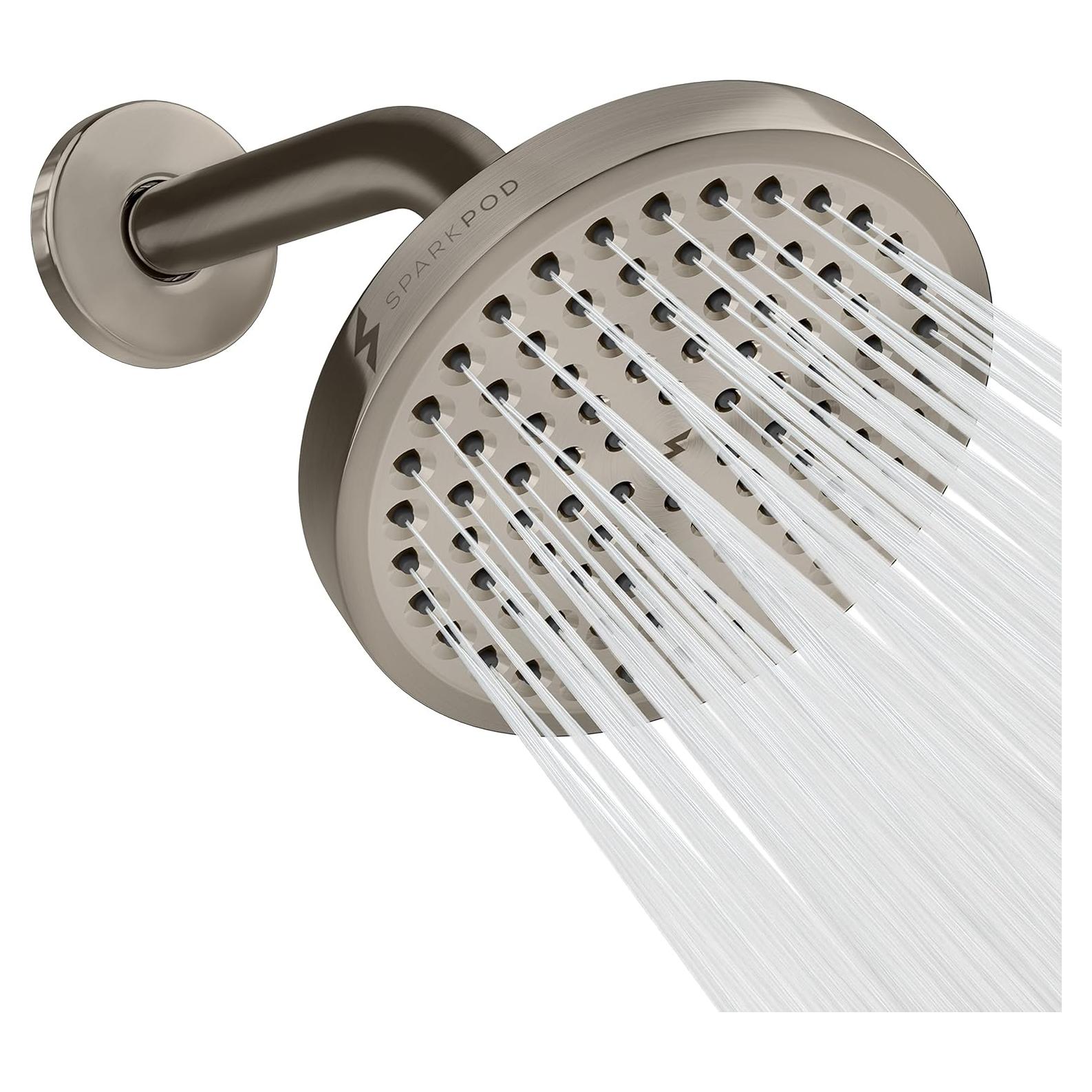 Cabezal de Ducha de Lluvia SparkPod 15.24 cm + Brazo 15.24 cm