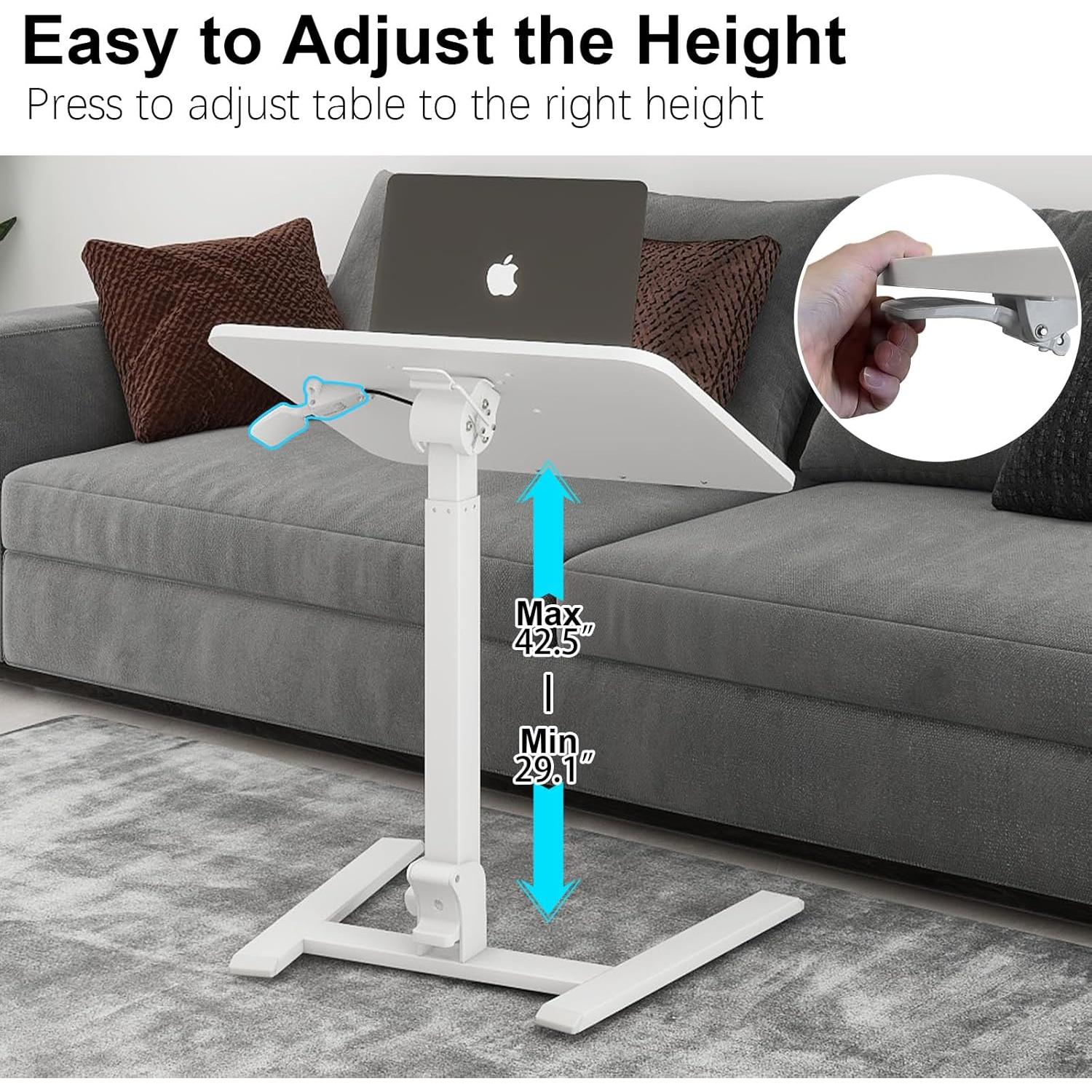Mesa de Trabajo PUNCIA Ajustable Altura 73.9-108 cm Plegable
