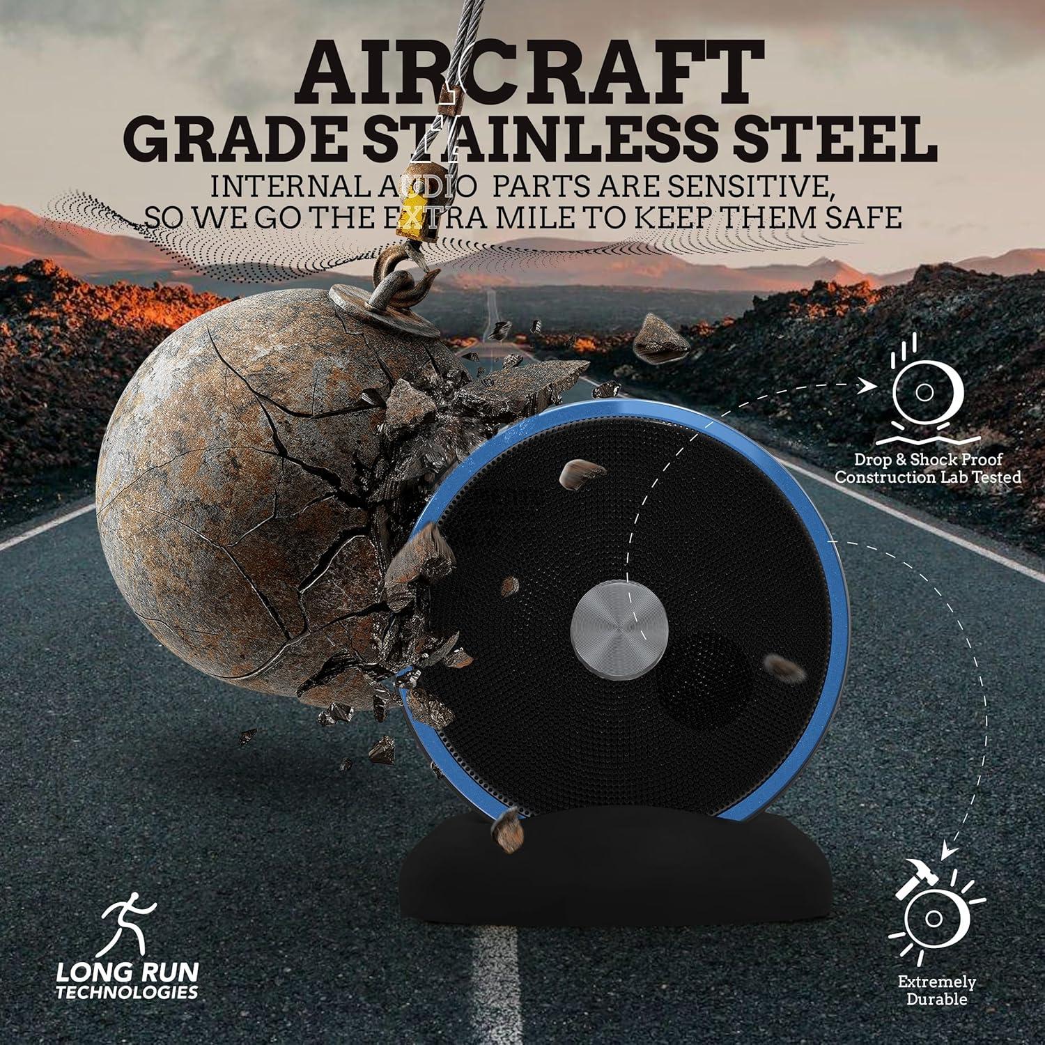 Par de Altavoces Bluetooth Inalámbricos Long Run 10W Azul