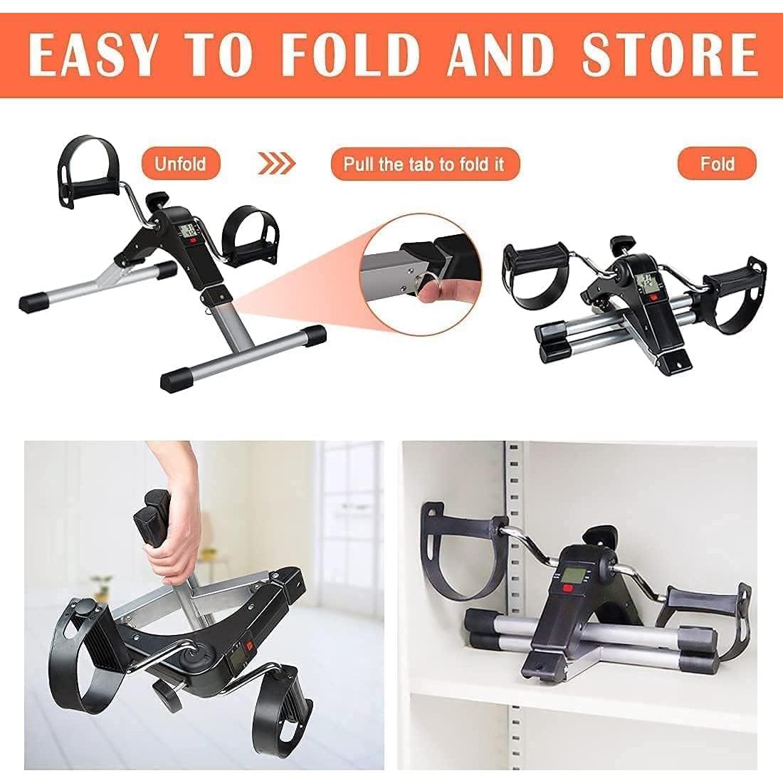 Ejercitador de Pedales TABEKE Plegable con Pantalla LCD