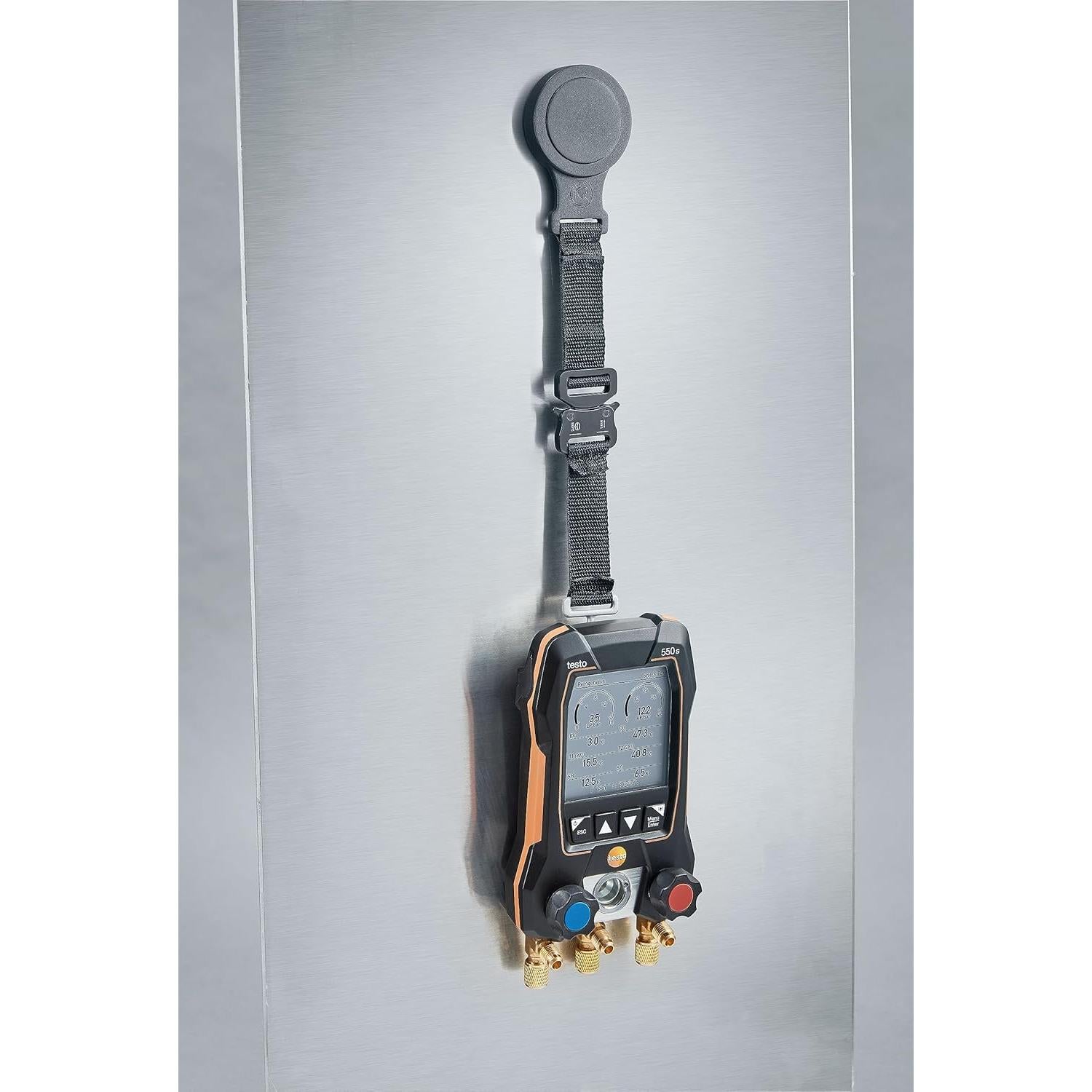 Kit de Manómetros Digitales Testo 550s con 2 Termómetros y 3 Mangueras