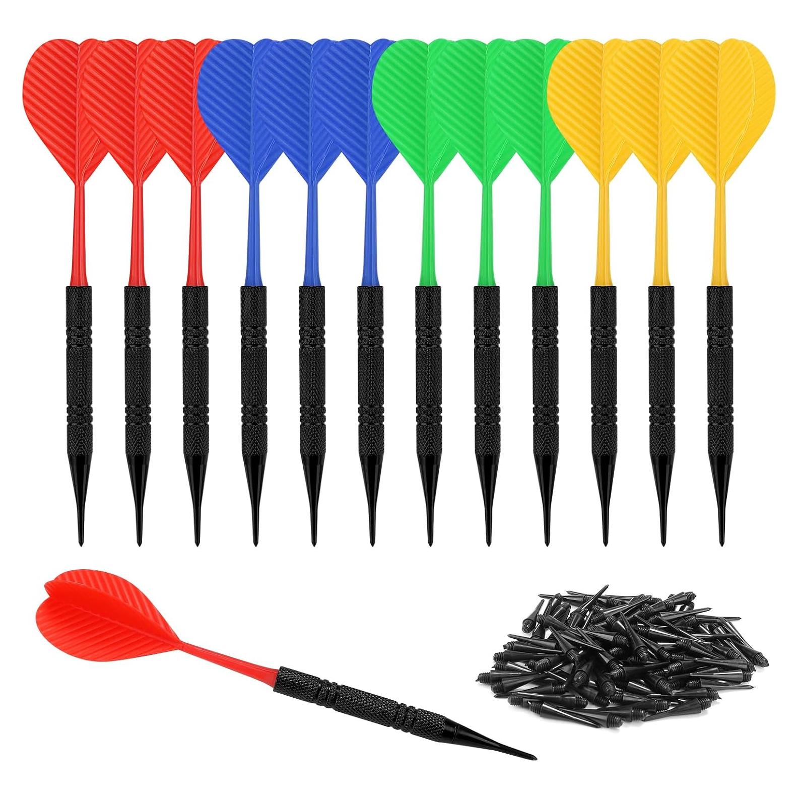 Dardos de Punta Suave Accmor AC8304 - 12 Piezas + 100 Puntas