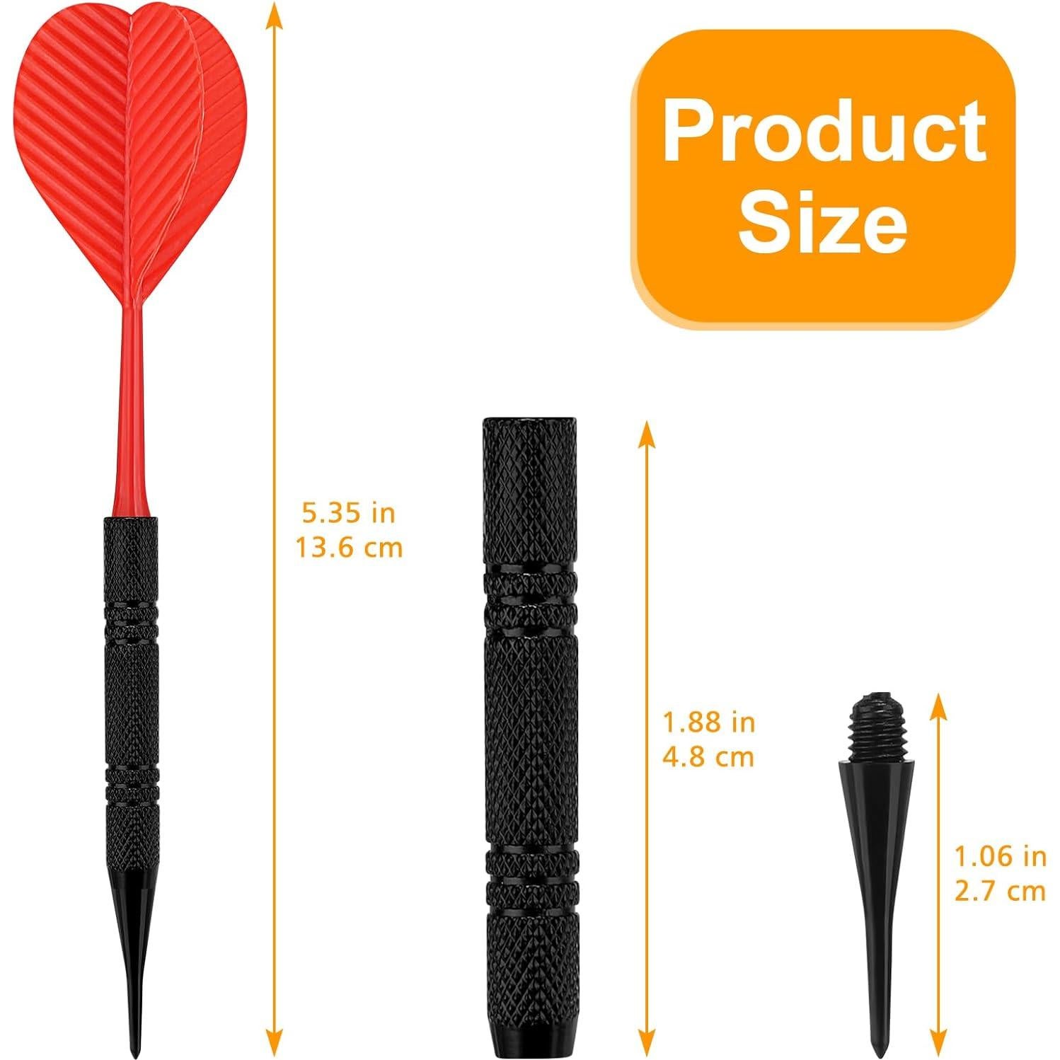 Dardos de Punta Suave Accmor AC8304 - 12 Piezas + 100 Puntas